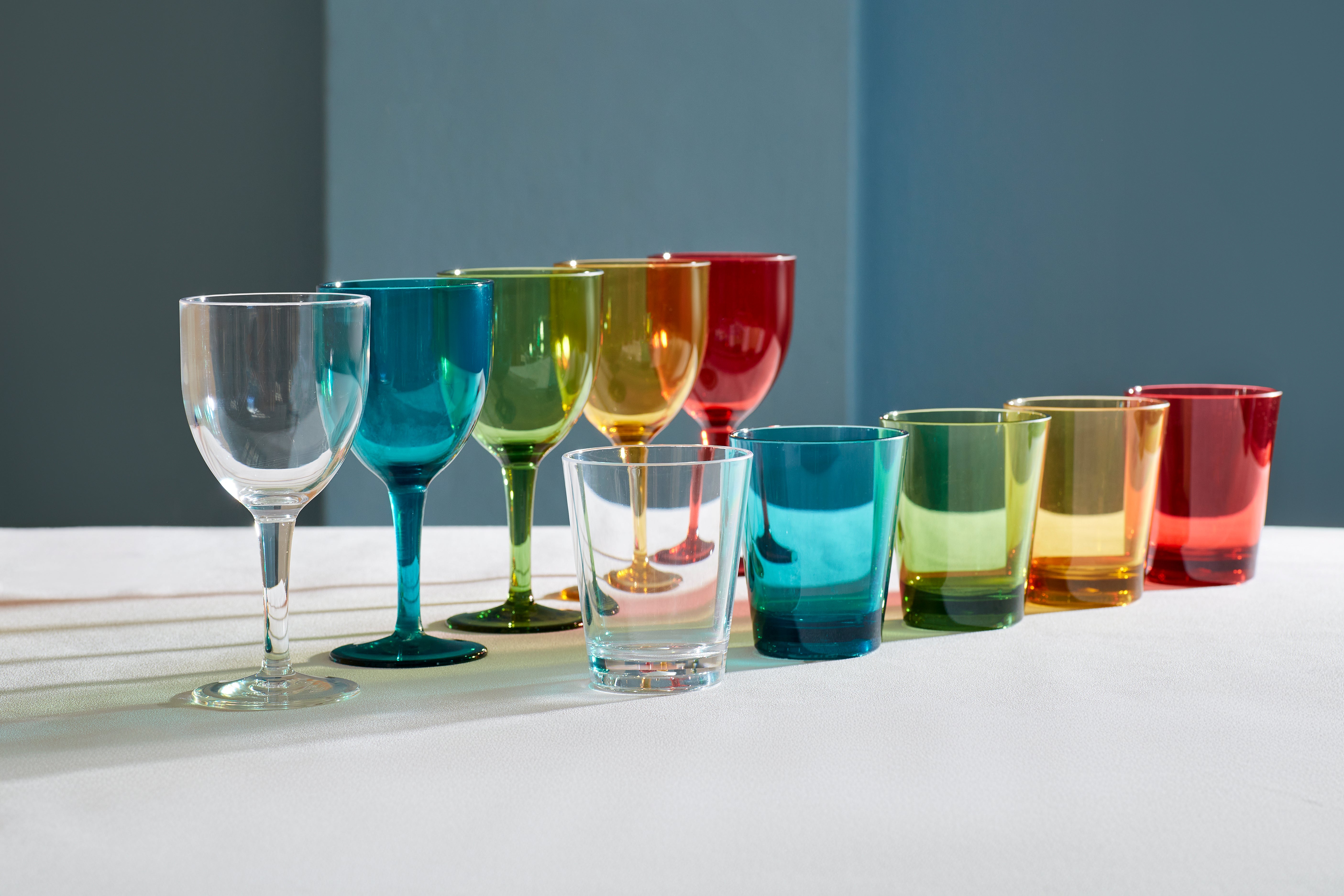 Set da 6, Calice Trasparente, Fiaba - Acrilico, 400 ml