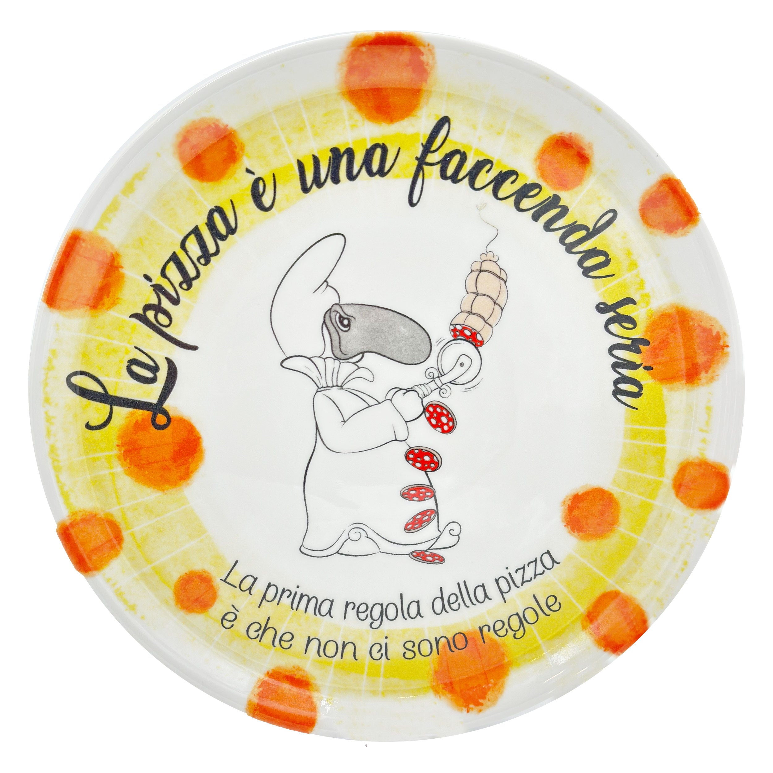 Set da 4 Piatto Pizza, Chepizza - Porcellana, 31 cm