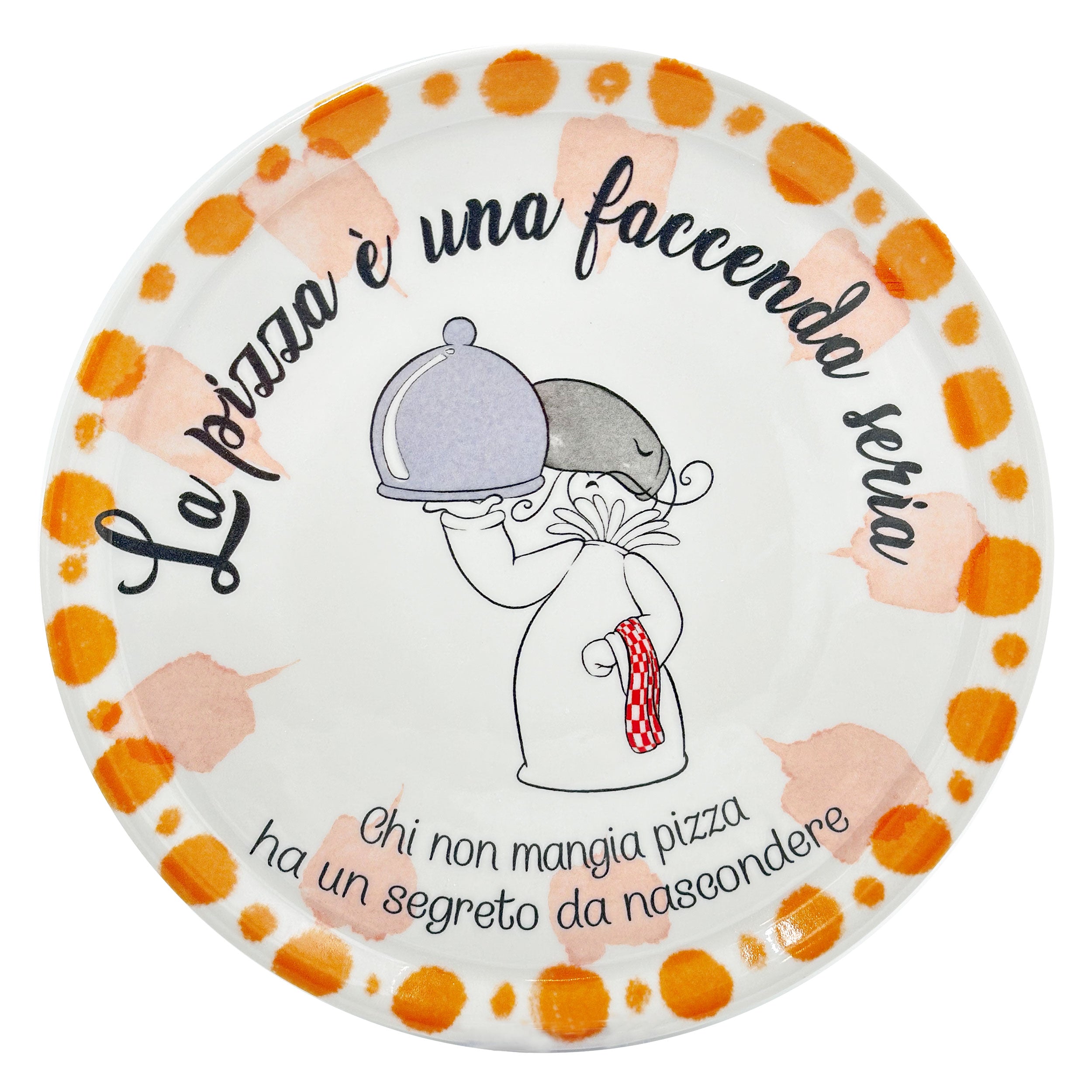 Set da 4 Piatto Pizza, Chepizza - Porcellana, 31 cm