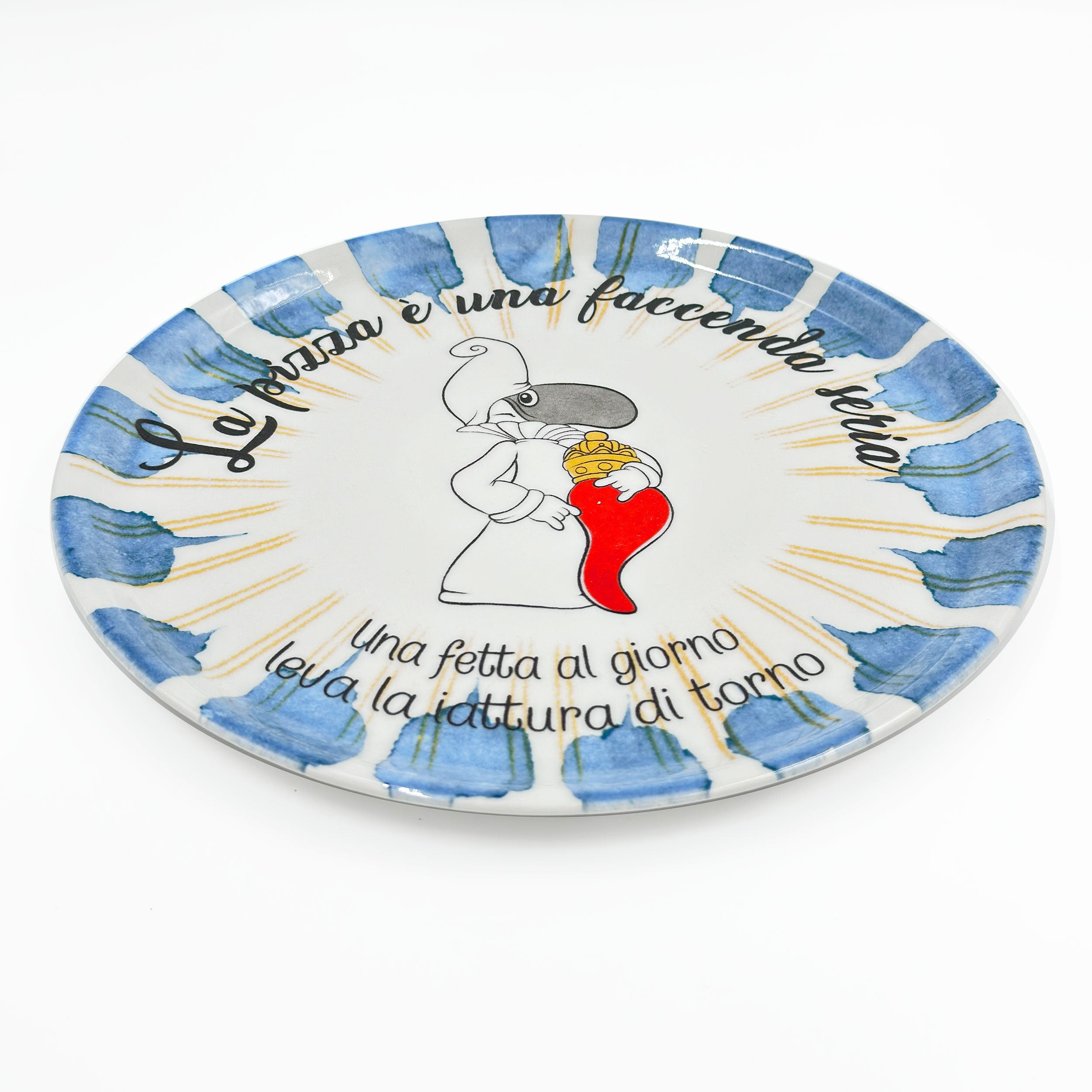 Set da 4 Piatto Pizza, Chepizza - Porcellana, 31 cm