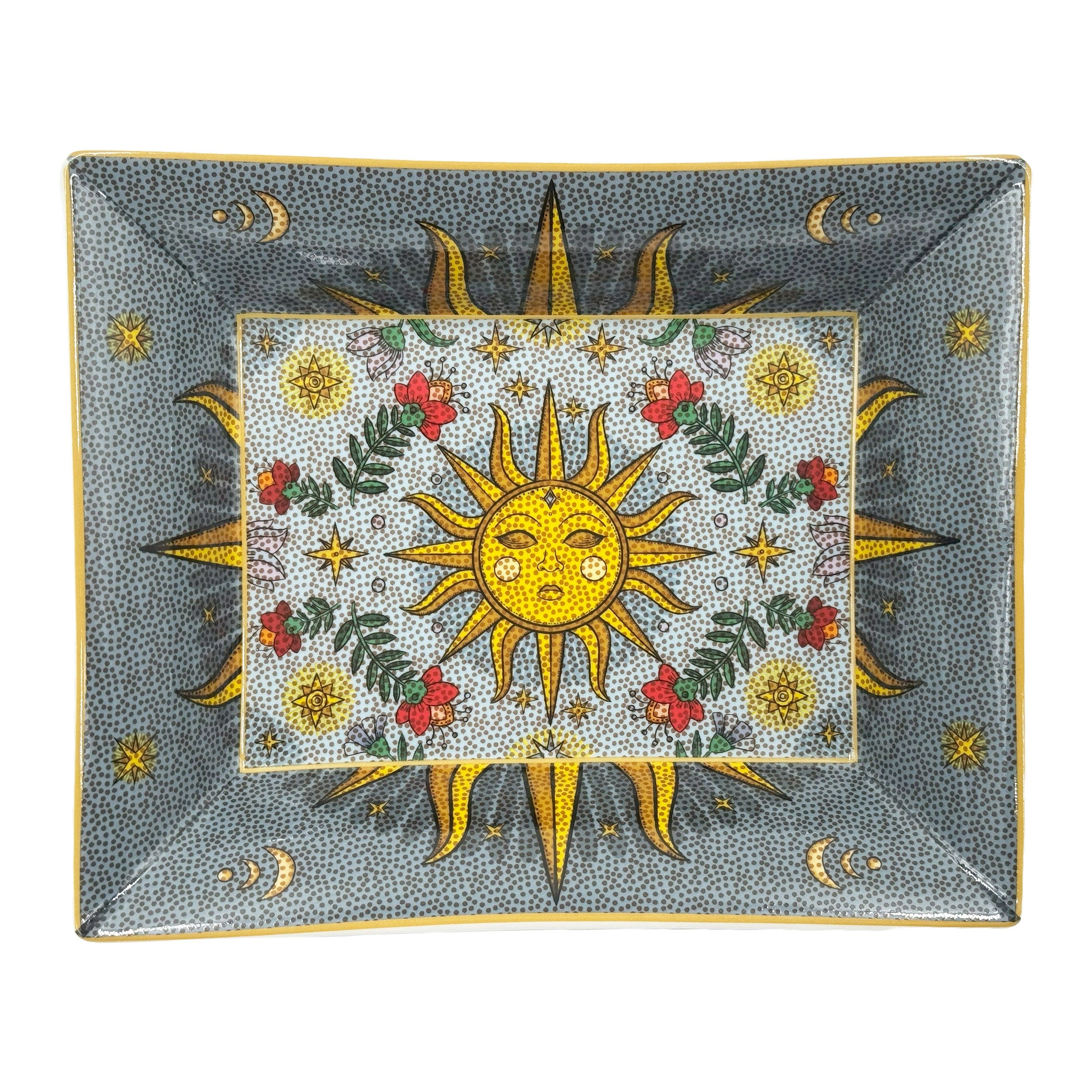 Svuotatasche Sole E Luna, Mirabilia - Porcellana, 16x19,5 cm