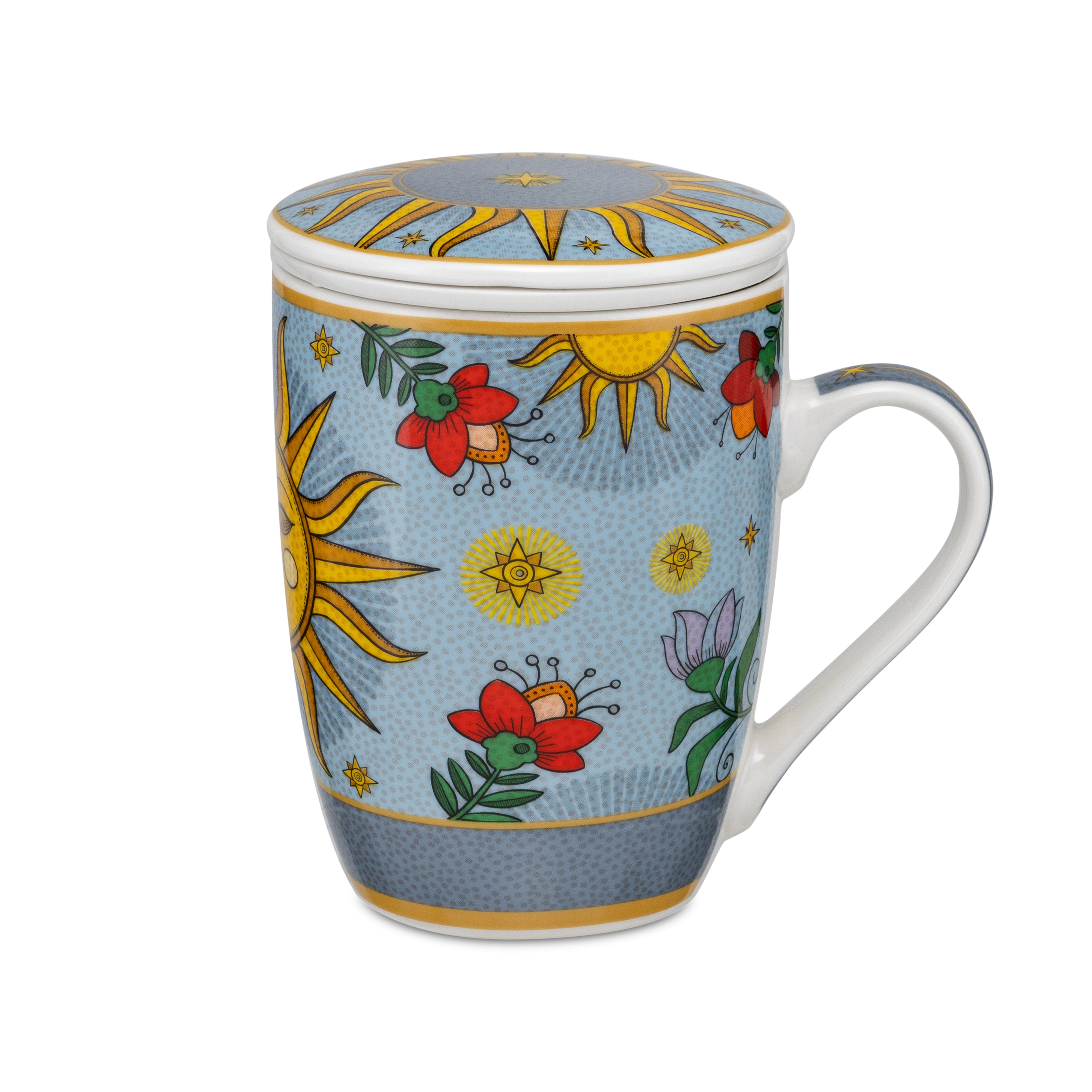 Tisaniera Sole E Luna, Mirabilia - Porcellana, 300ml