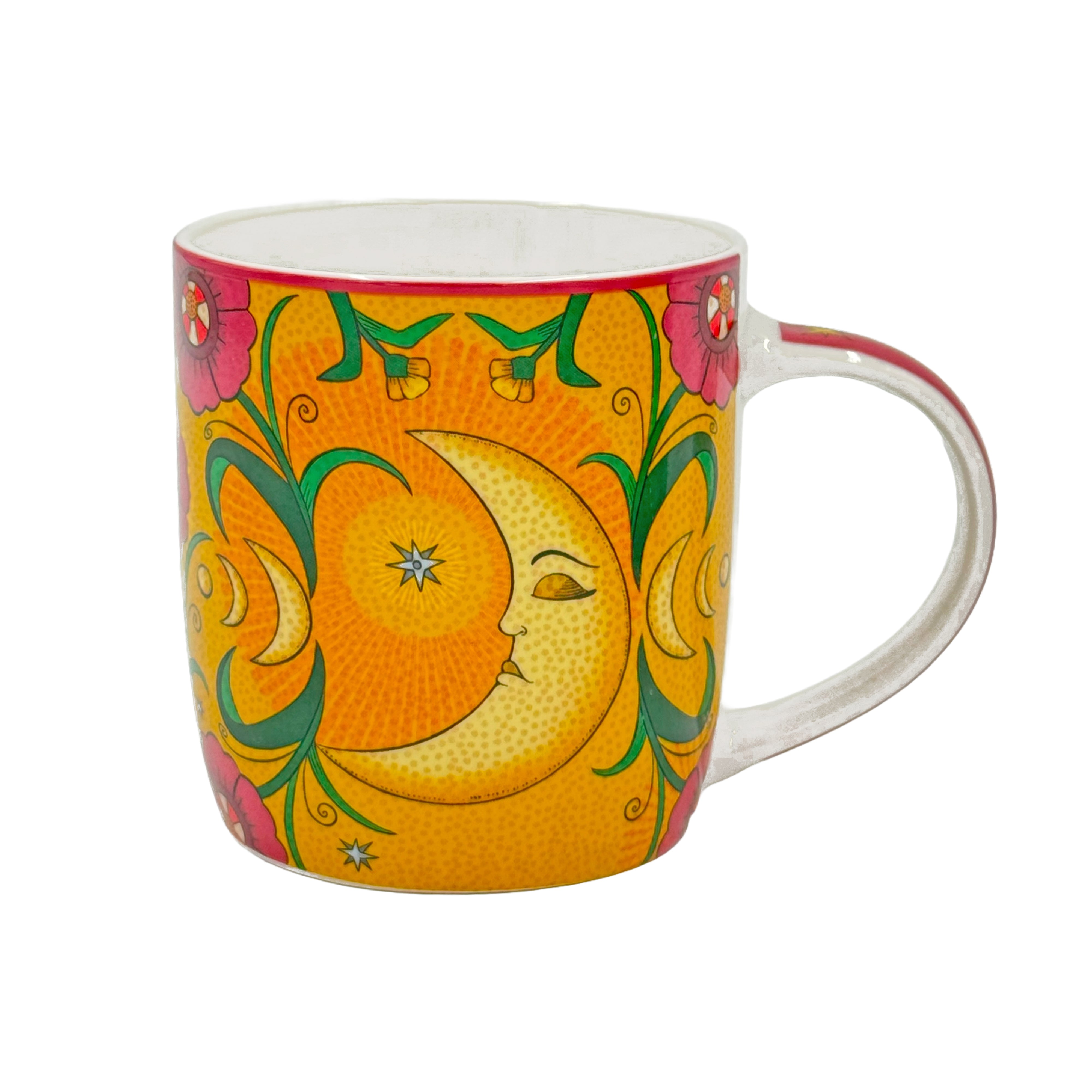 Set 2 Mug Sole E Luna, Mirabilia - Porcellana, 350 ml