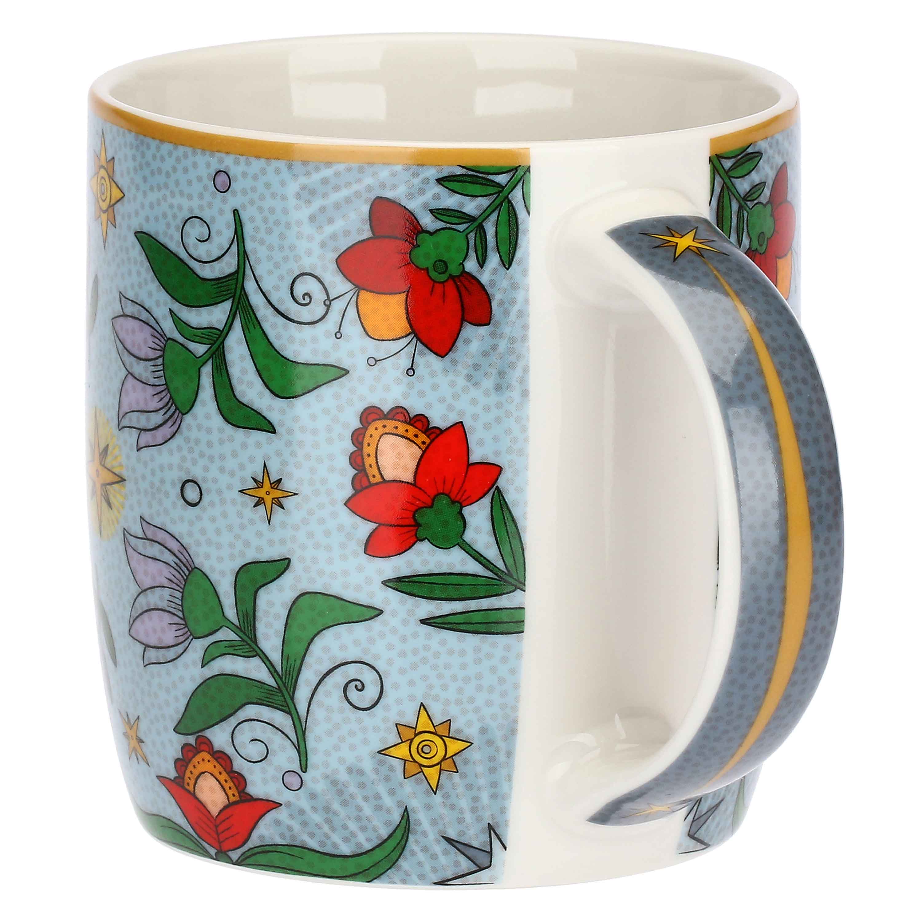Set 2 Mug Sole E Luna, Mirabilia - Porcellana, 350 ml