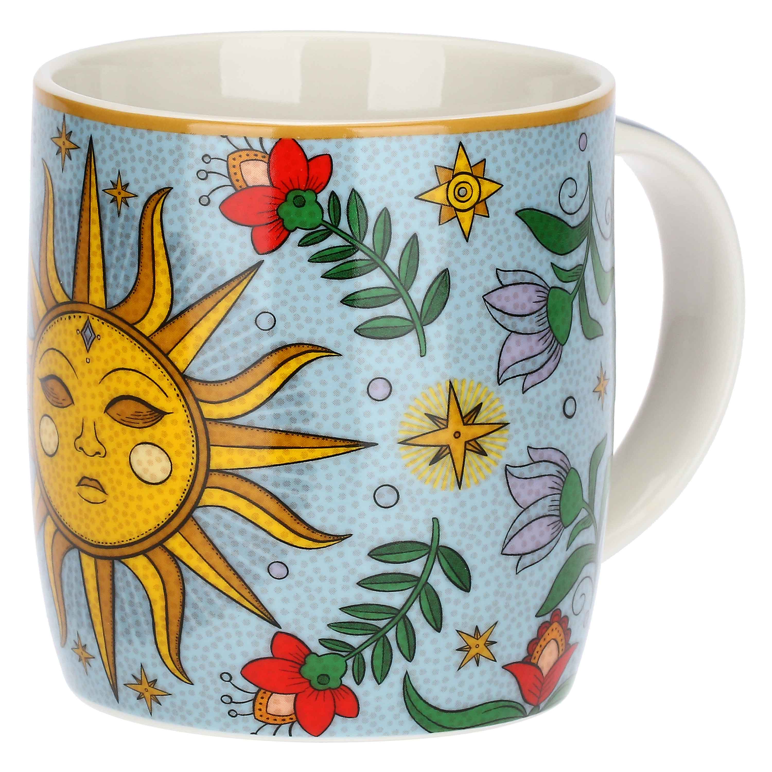 Set 2 Mug Sole E Luna, Mirabilia - Porcellana, 350 ml
