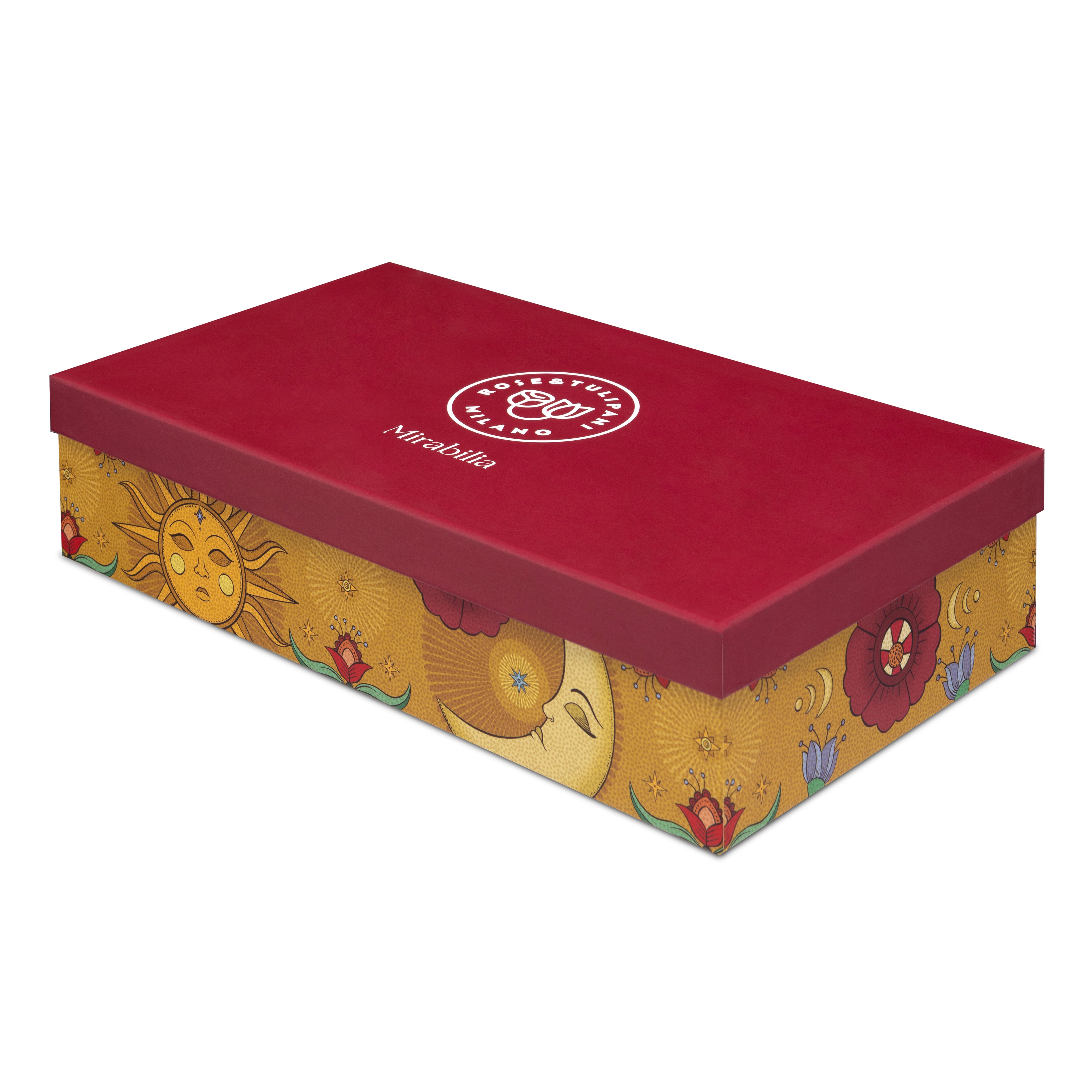 Set 6 Tazzine con piattino Sole e Luna, Mirabilia - Porcellana, 90 ml