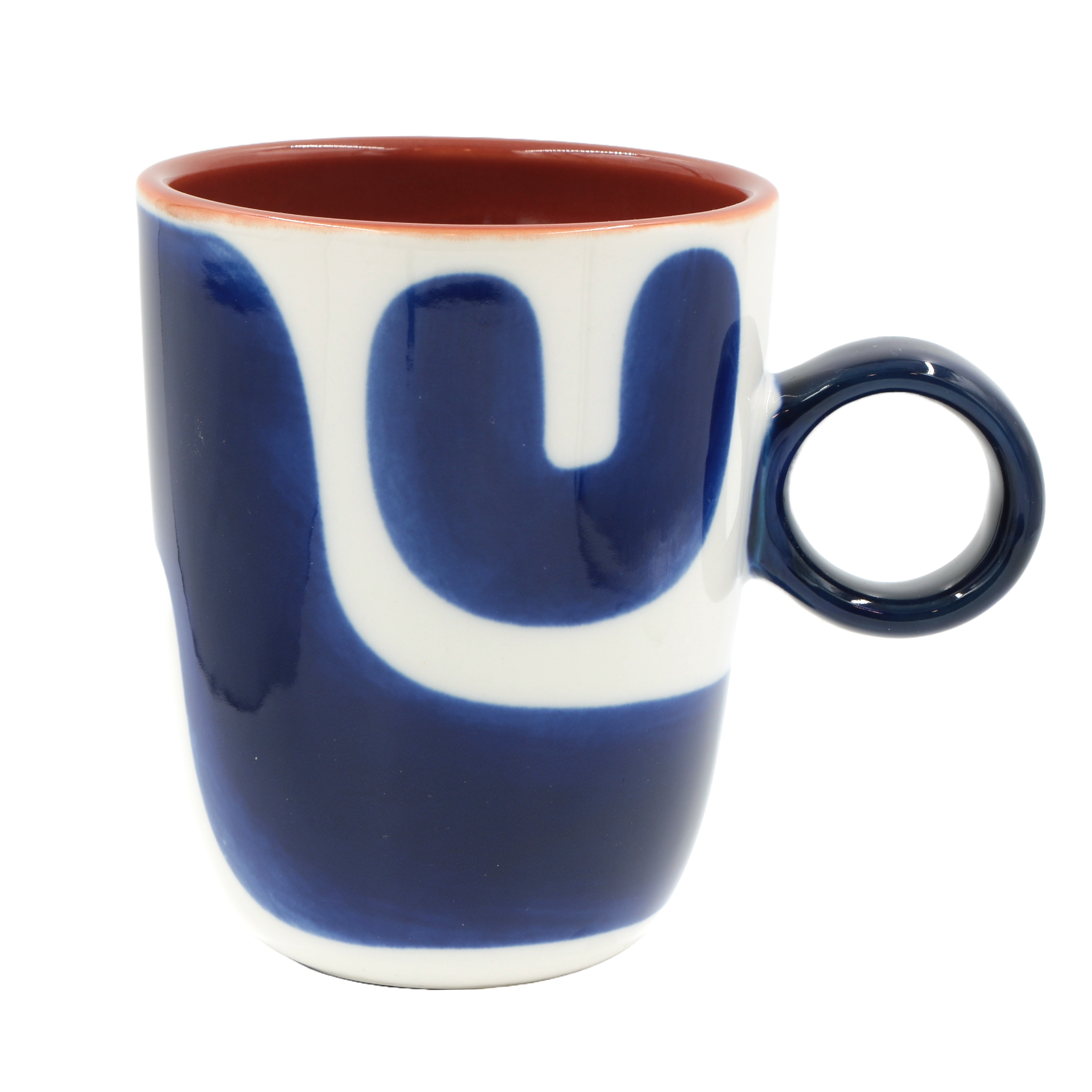 Mug Macchie Blu, Attimi - Stoneware, 260 ml
