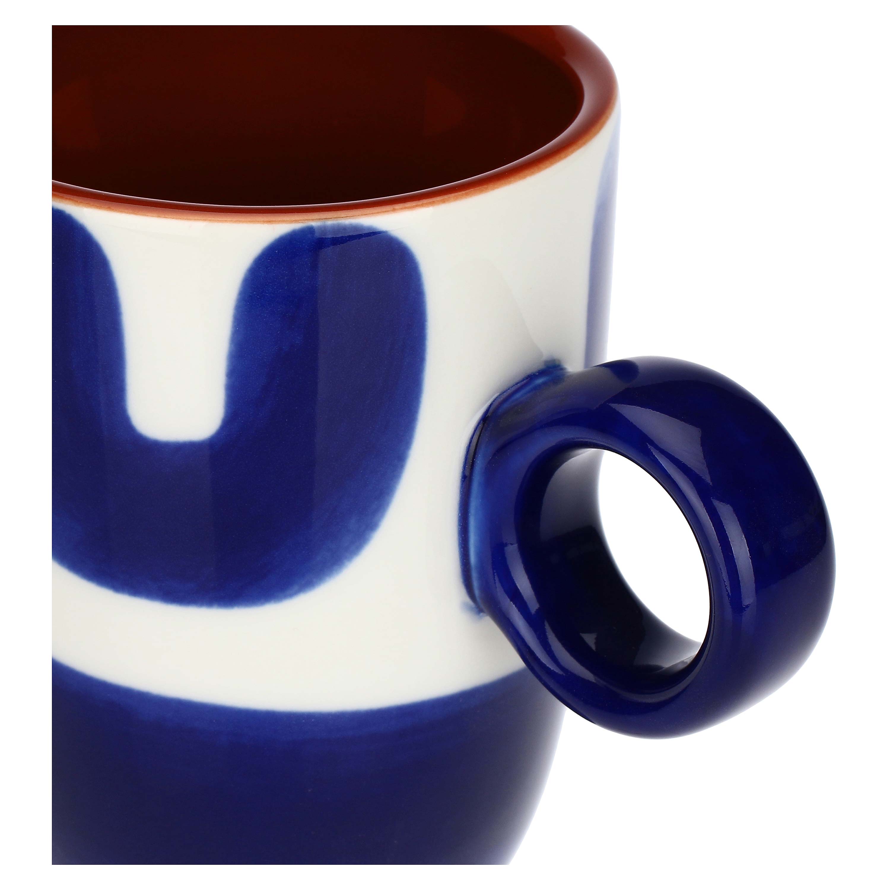 Mug Macchie Blu, Attimi - Stoneware, 260 ml