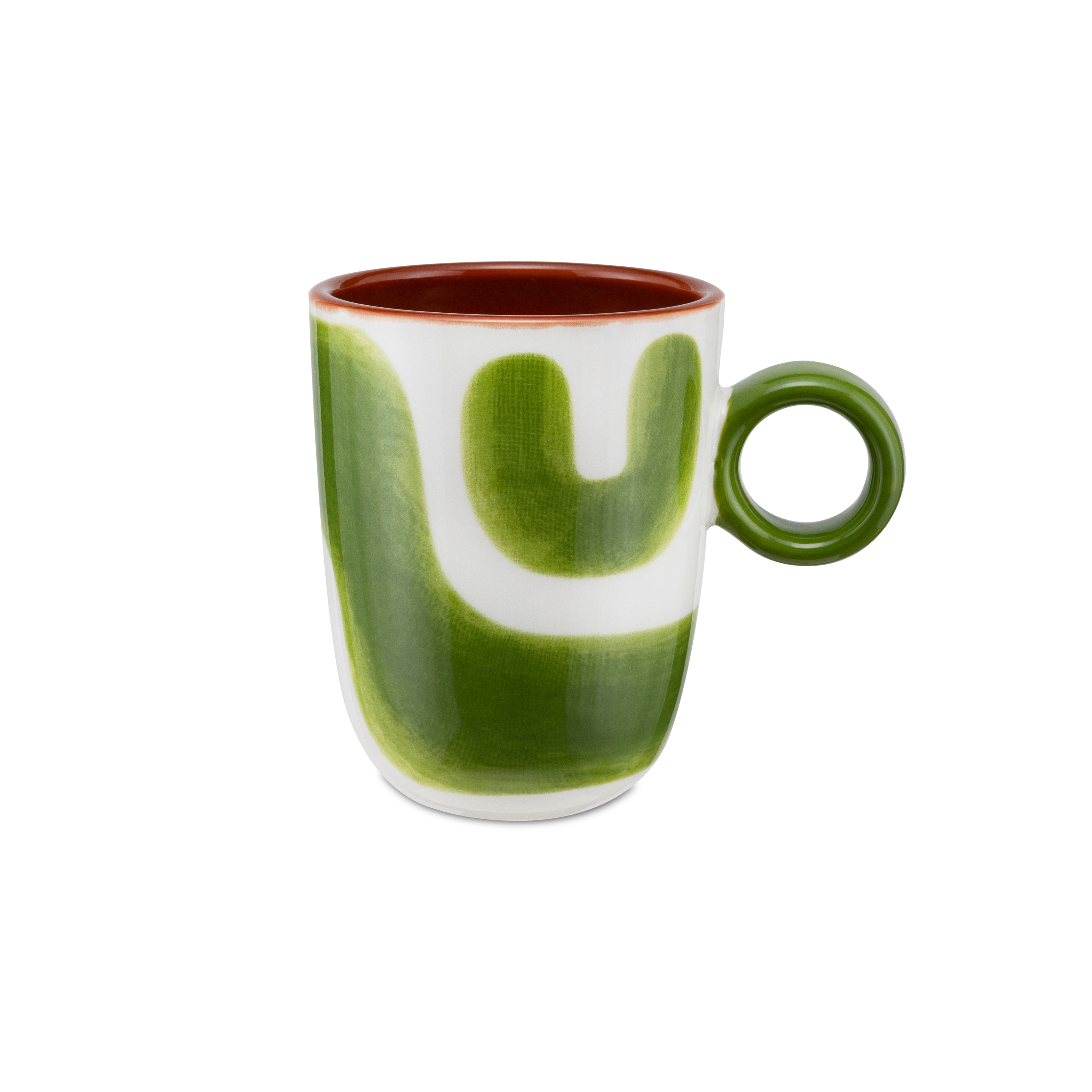 Mug Macchie Verde, Attimi - Stoneware, 260 ml