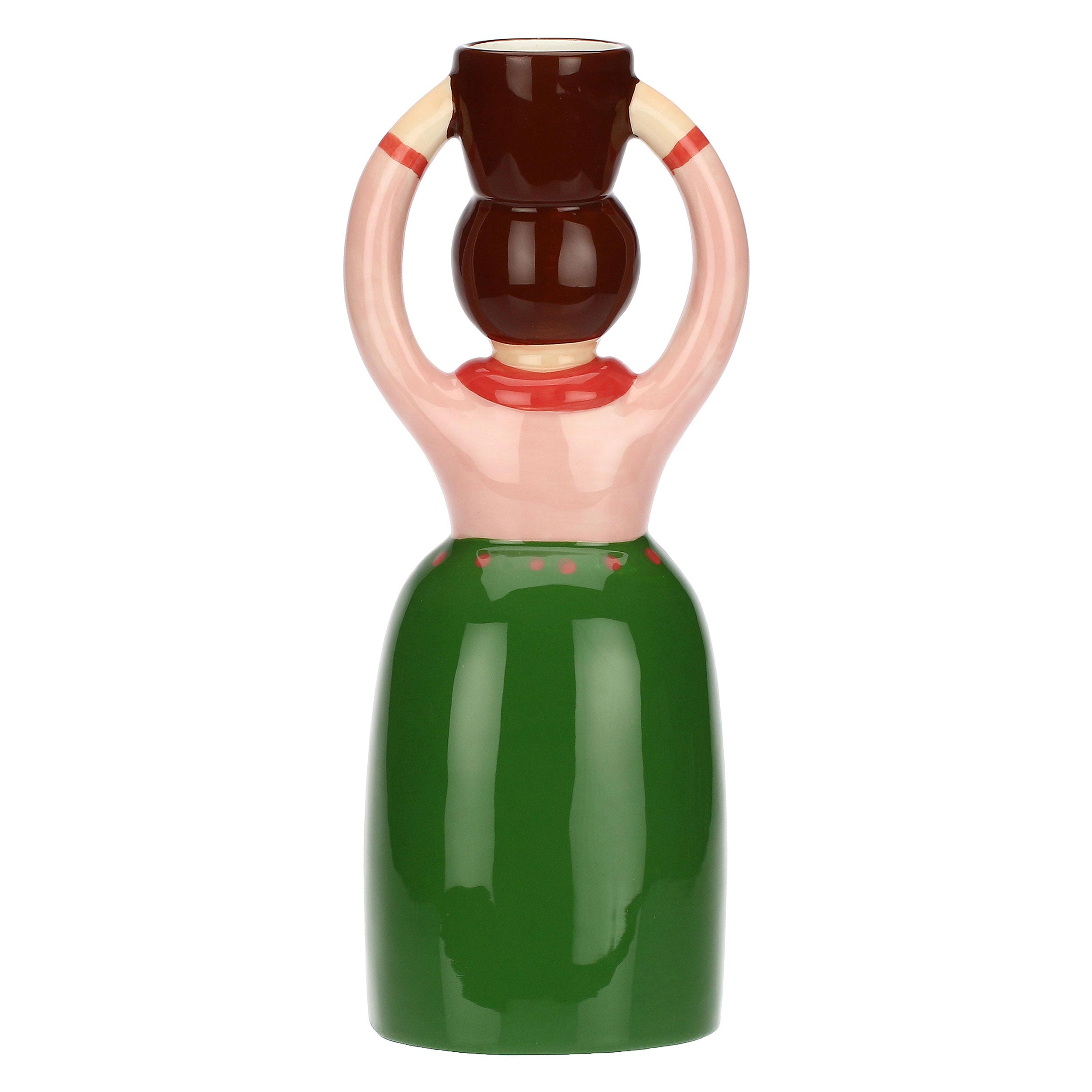Vaso Deco Monofiore Katia, Lezie - Dolomite, 10,3x8x25,6 cm