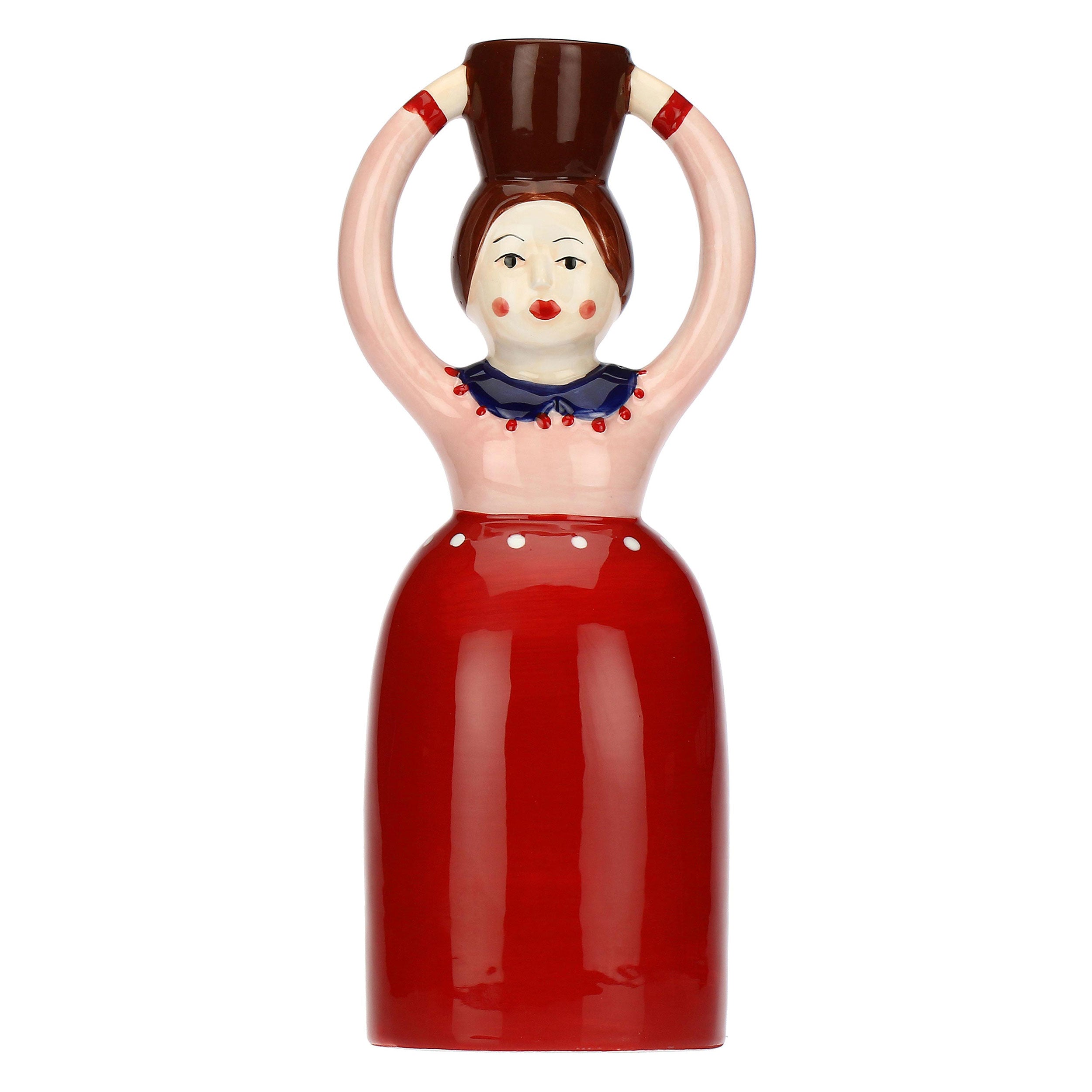 Vaso Deco Monofiore Sabrina, Lezie - Dolomite, 10,5x8,2x25,3 cm