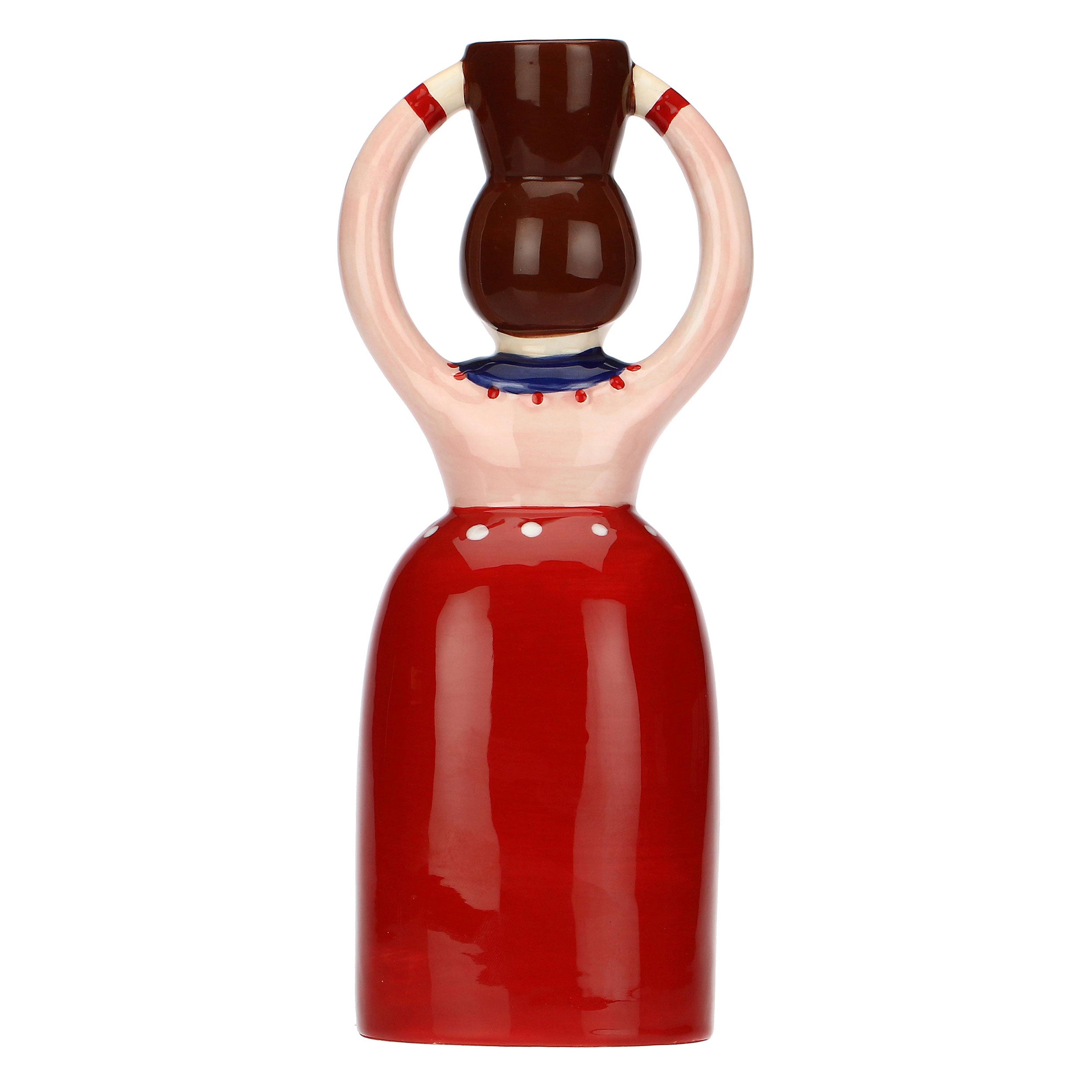 Vaso Deco Monofiore Sabrina, Lezie - Dolomite, 10,5x8,2x25,3 cm
