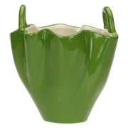 Vaso Verde, Lasportina - Gres, 16,8x15,9x19,1 cm