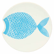 Set da 4, Oggetto Deco Azzurro S, Marechiaro - Resina cementizia, 22x21,5x2,5 cm