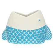 Cacchepot Bocca Aperta, Marechiaro - Resina cementizia, 17x9x11,5 cm