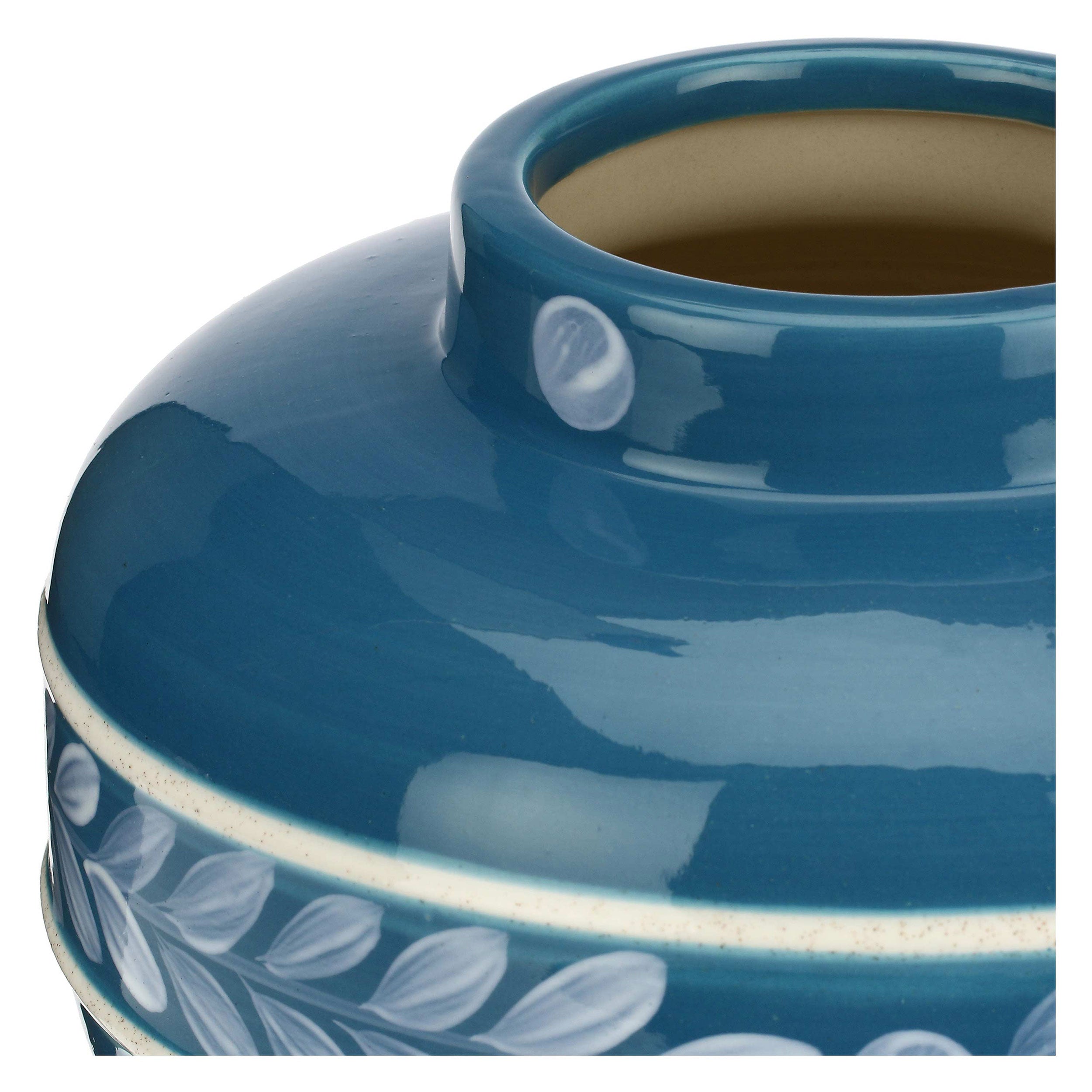 Vaso Basso, Laurus - Ceramica, d 21 h14 cm