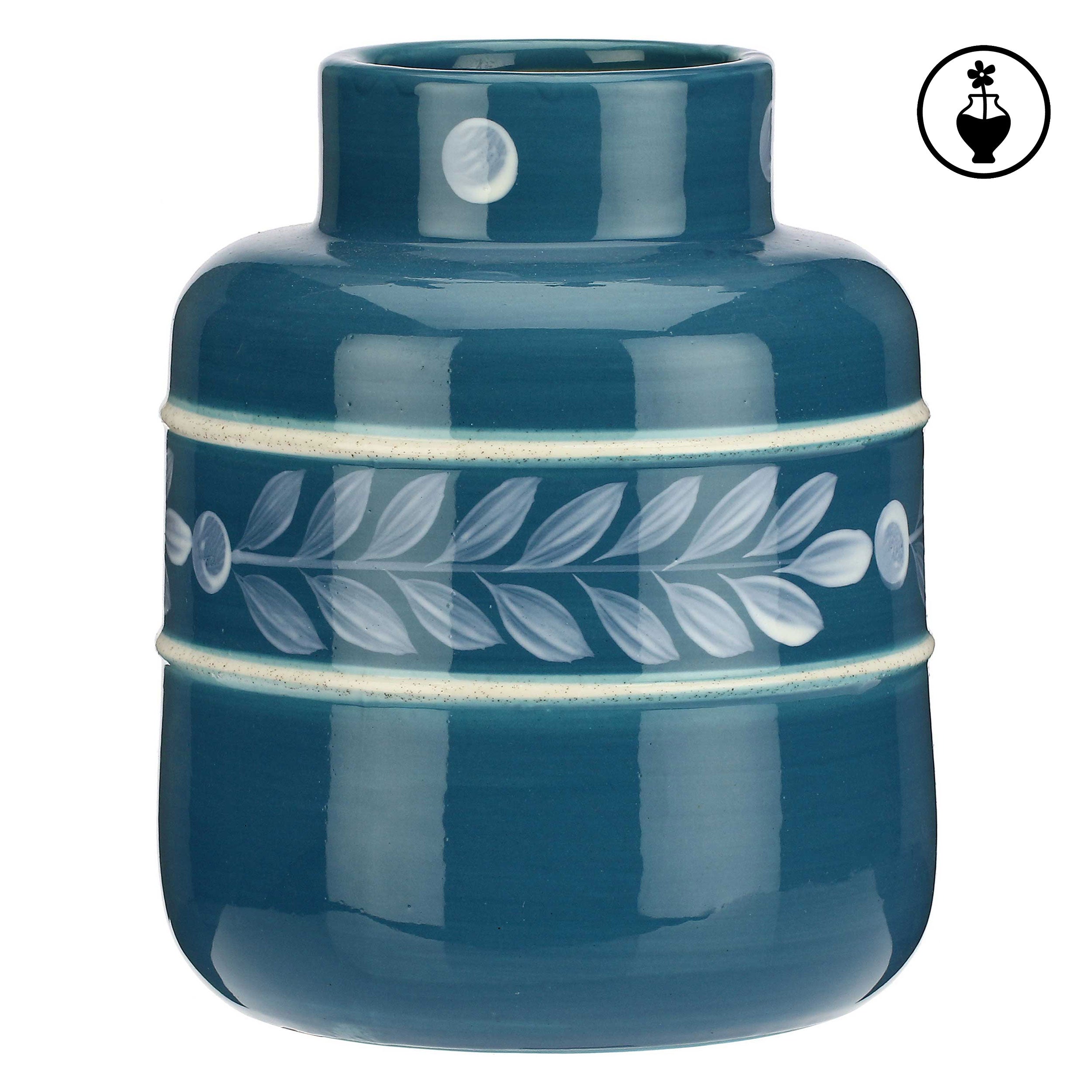Vaso Cilindrico S, Laurus - ceramica, d 15 h20 cm