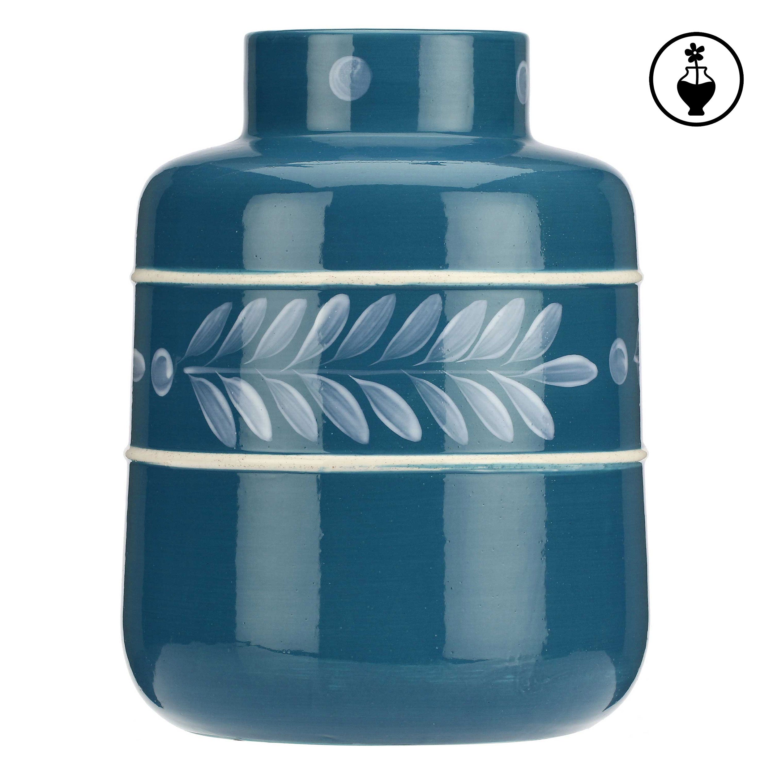 Vaso Cilindrico L, Laurus - ceramica, d 19,5 h34 cm