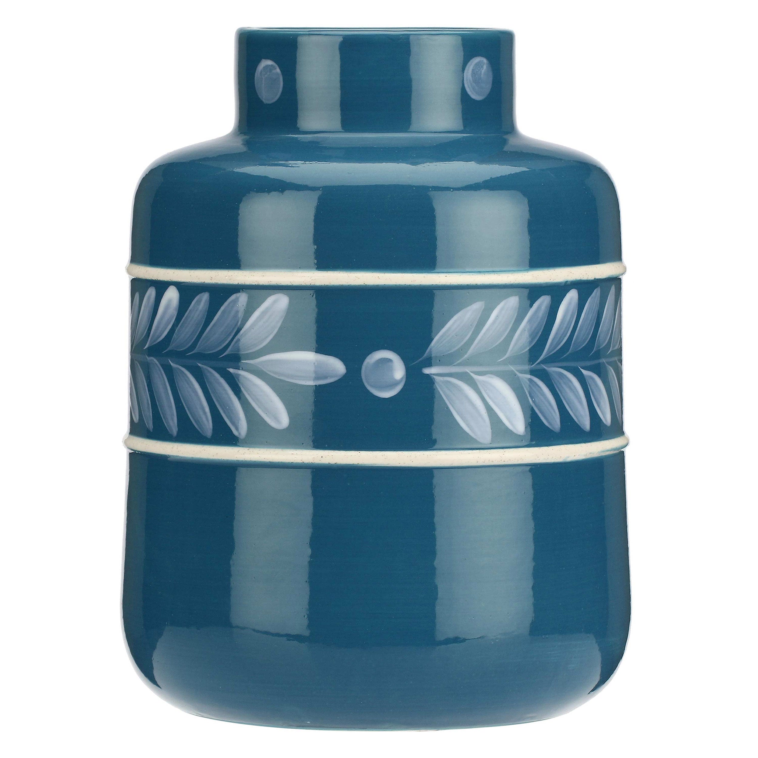 Vaso Cilindrico L, Laurus - ceramica, d 19,5 h34 cm