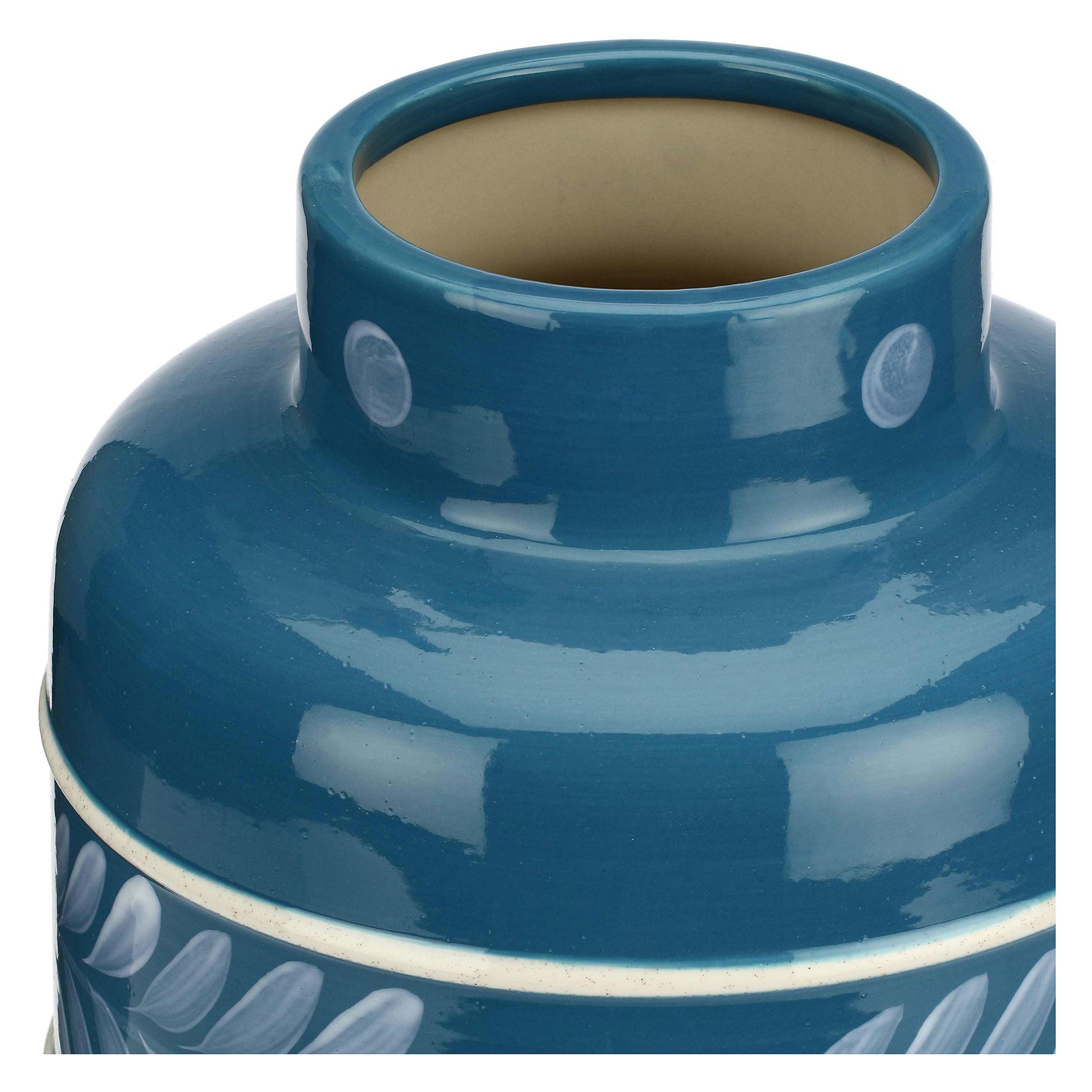 Vaso Cilindrico L, Laurus - ceramica, d 19,5 h34 cm