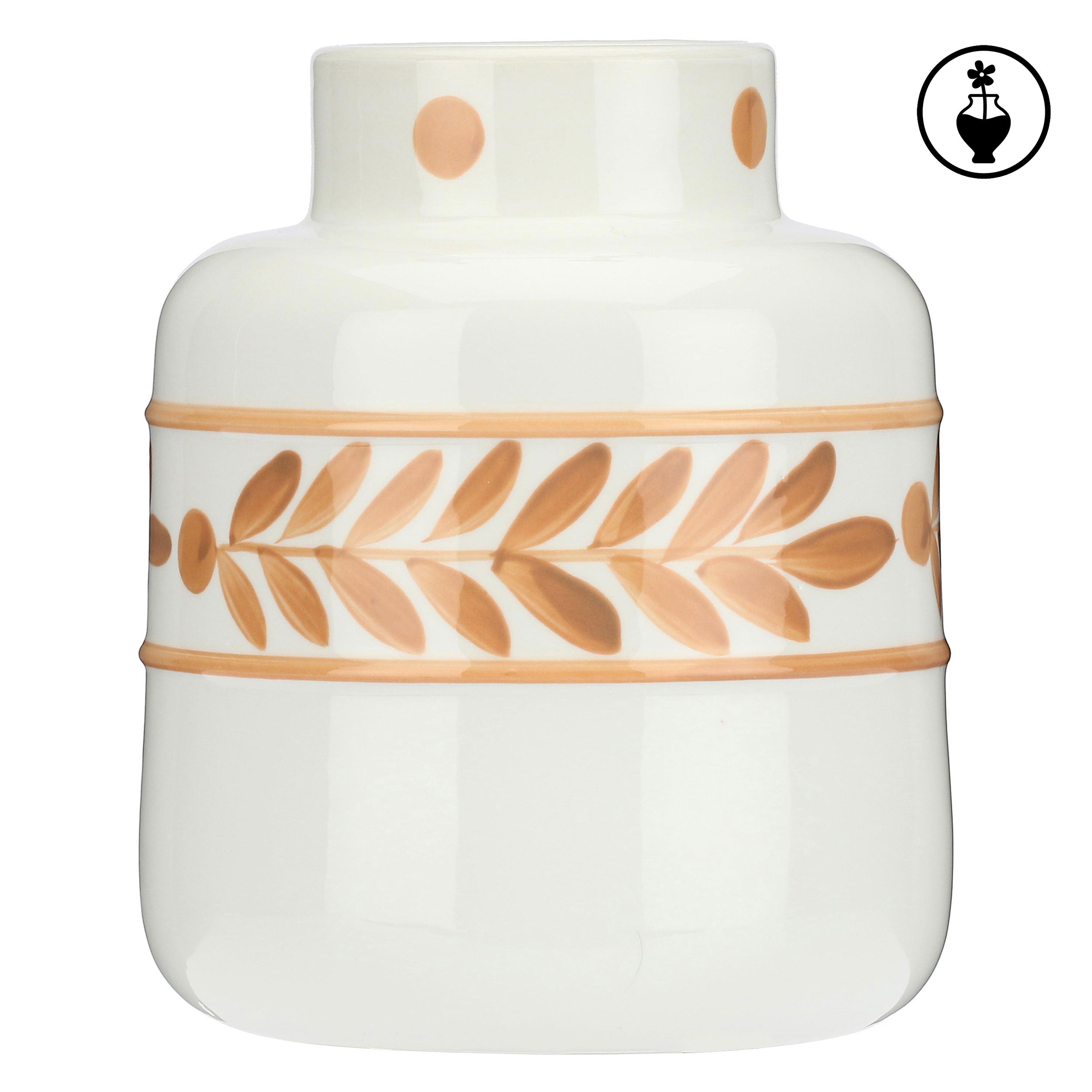 Vaso Cilindrico S, Laurus - ceramica, d 15 h20 cm
