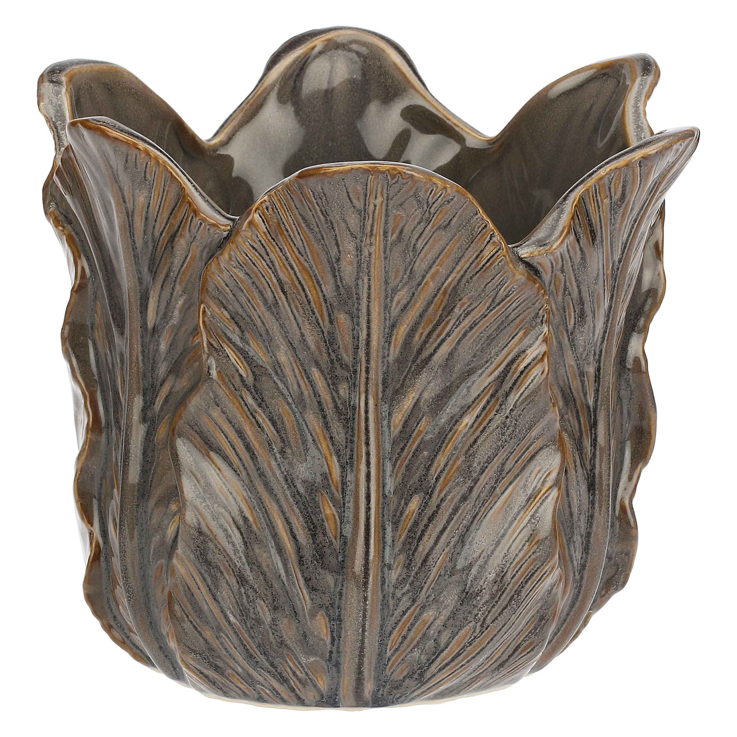 Cachepot L, Dordogna - Gres, 20x20x17 cm