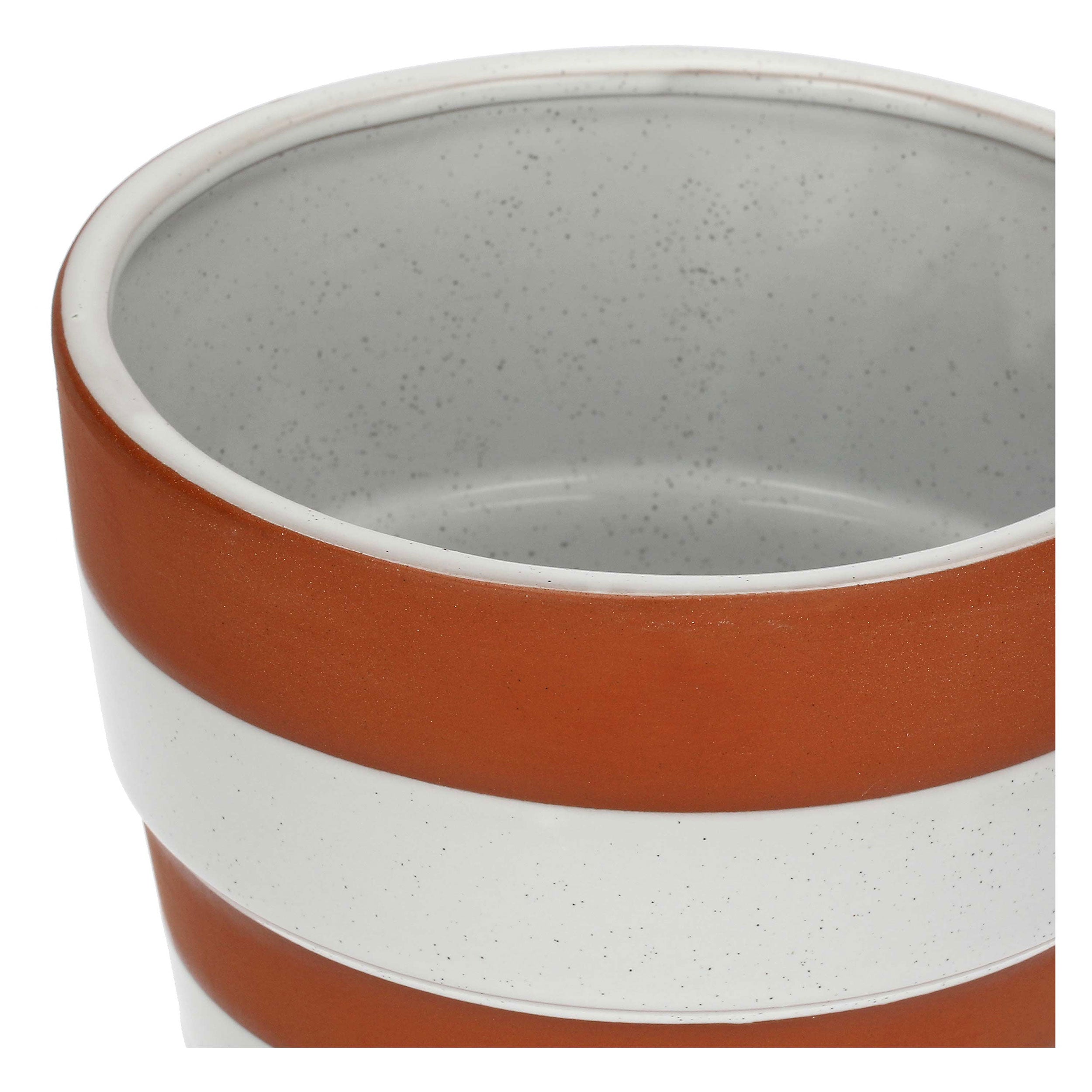 Cachepot Righe L, Nonsonocotta - Dolomite, 16,3x16,3x18 cm