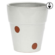 Cachepot Pois L, Nonsonocotta - Dolomite, 16,3x16,3x18 cm