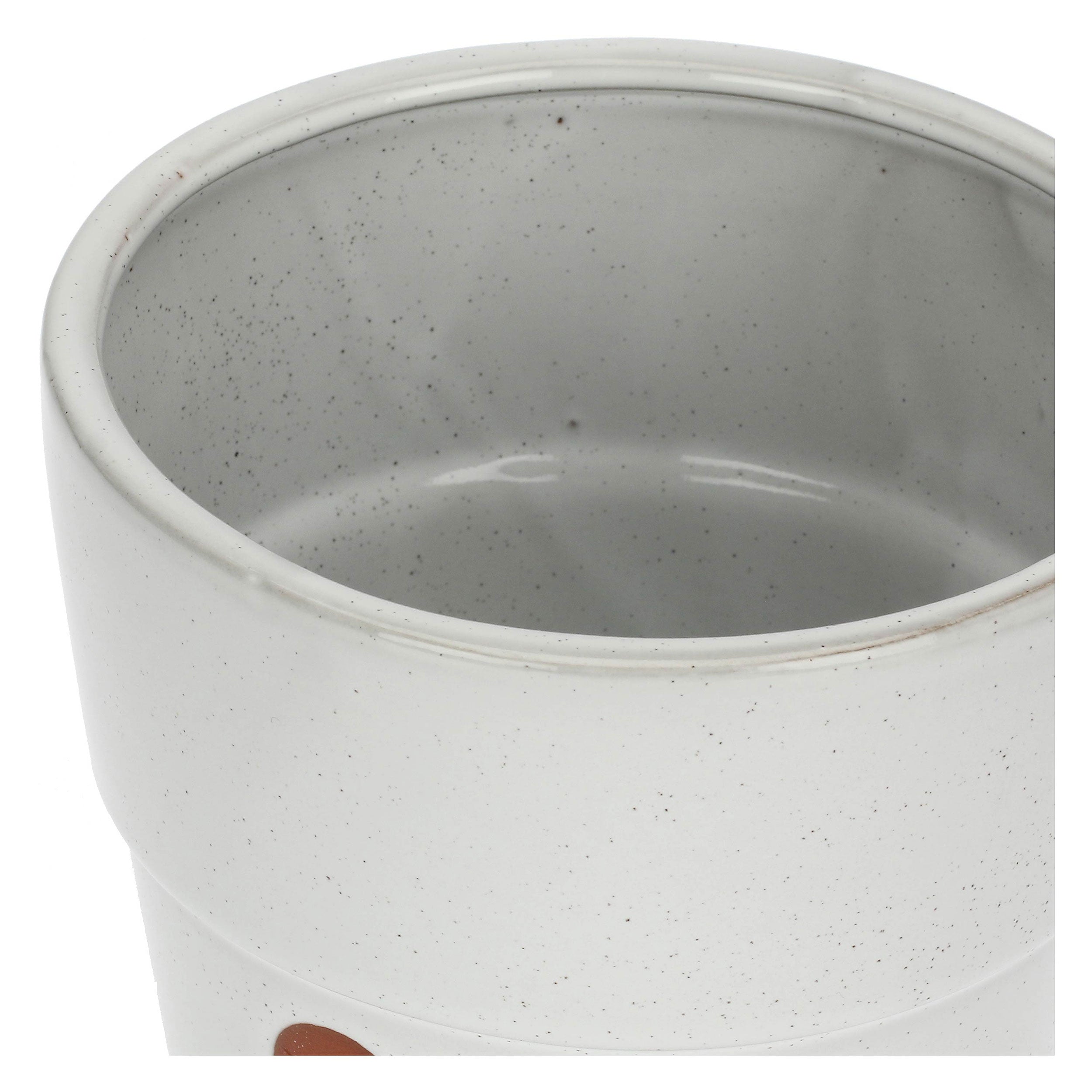 Cachepot Pois L, Nonsonocotta - Dolomite, 16,3x16,3x18 cm