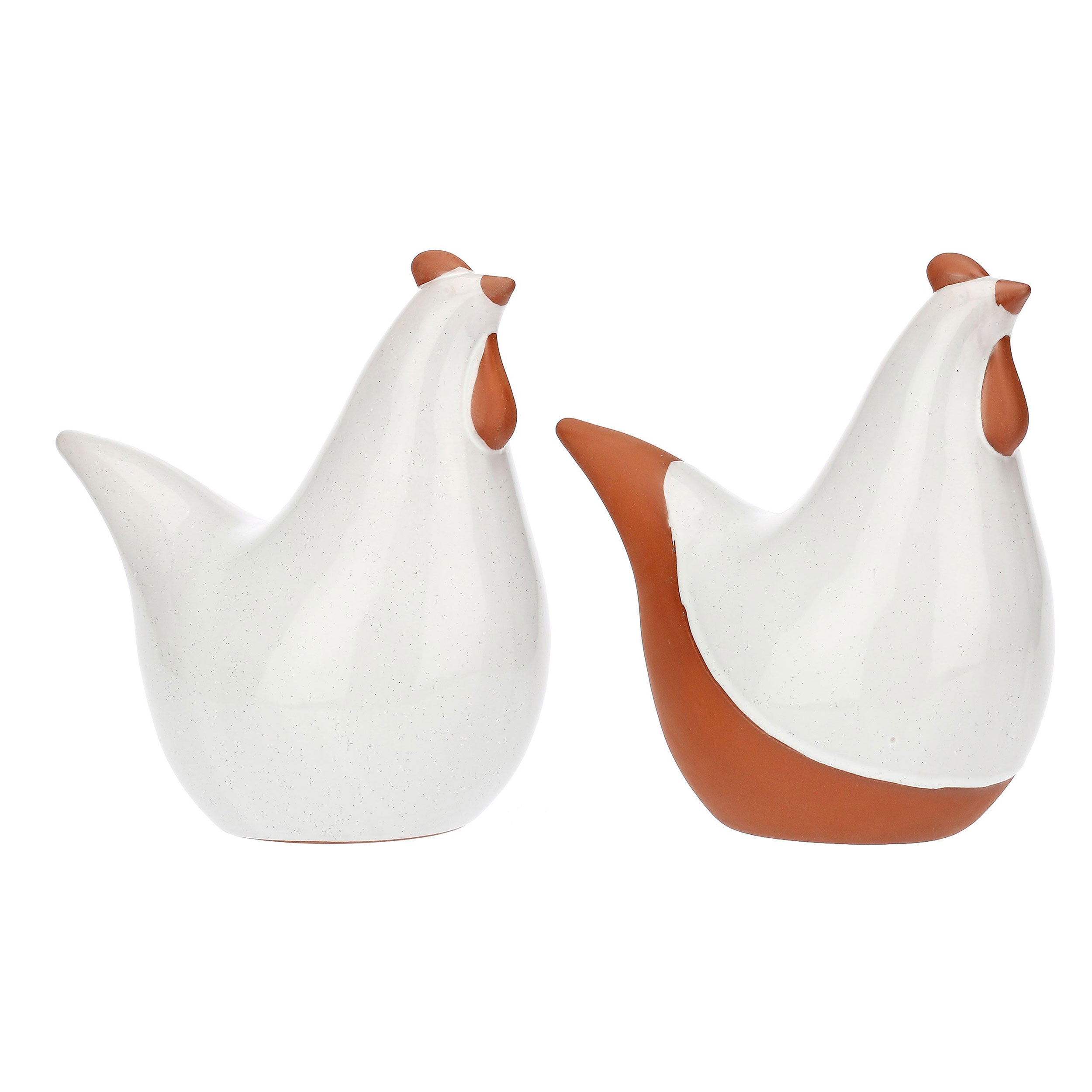 Set 2 Galline, Nonsonocotta - Dolomite, 20x11,5x19h cm