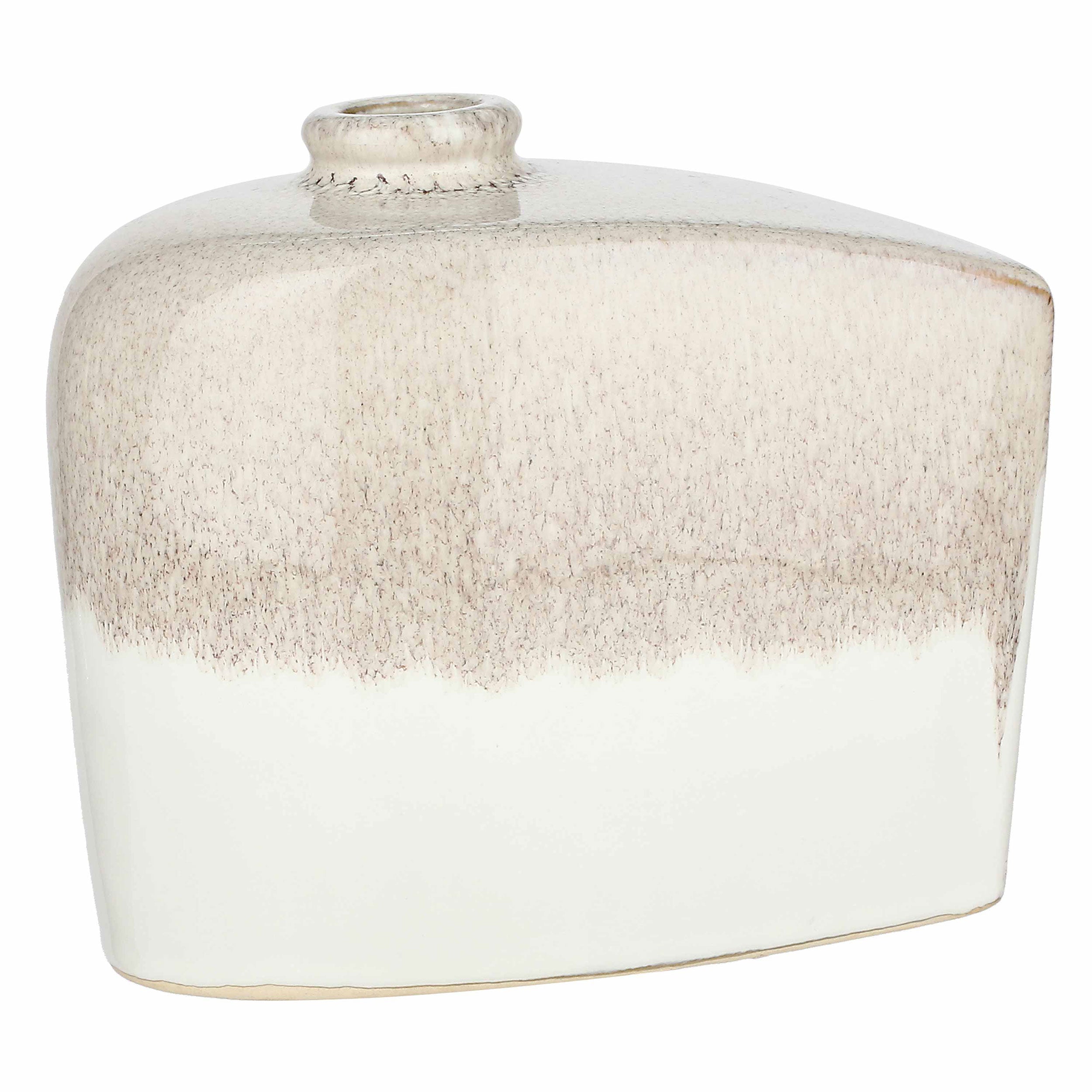 Vaso Monofiore M, Reagisco - Ceramica, 18x11,6x15,4 cm
