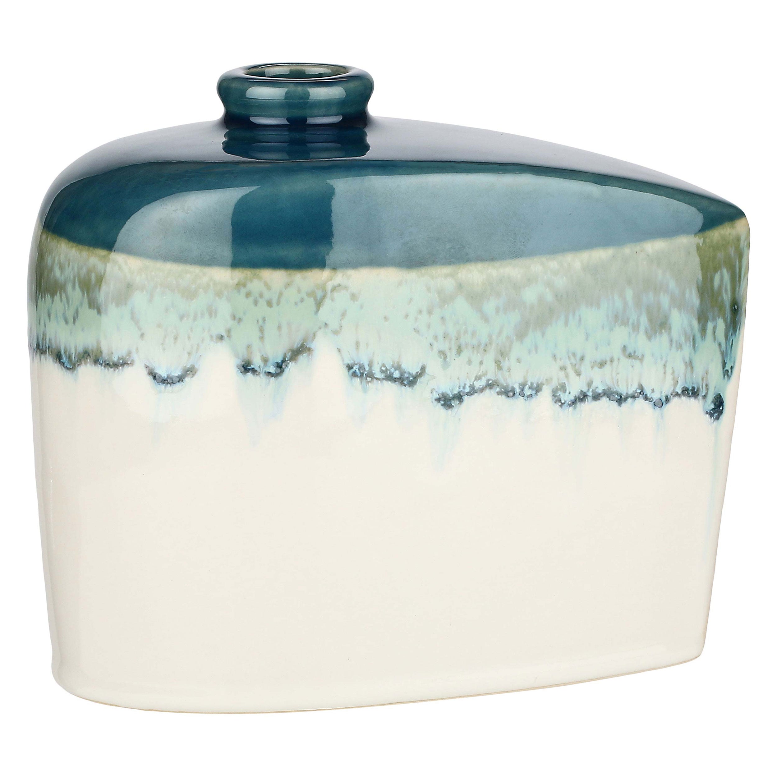 Vaso Monofiore M, Reagisco - Ceramica, 18x11,6x15,4 cm
