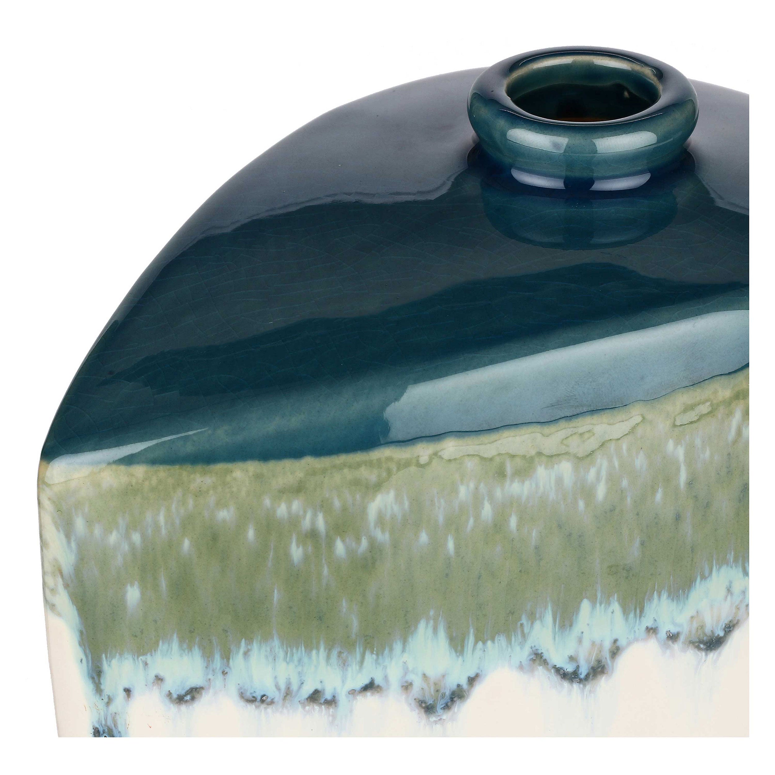 Vaso Monofiore M, Reagisco - Ceramica, 18x11,6x15,4 cm