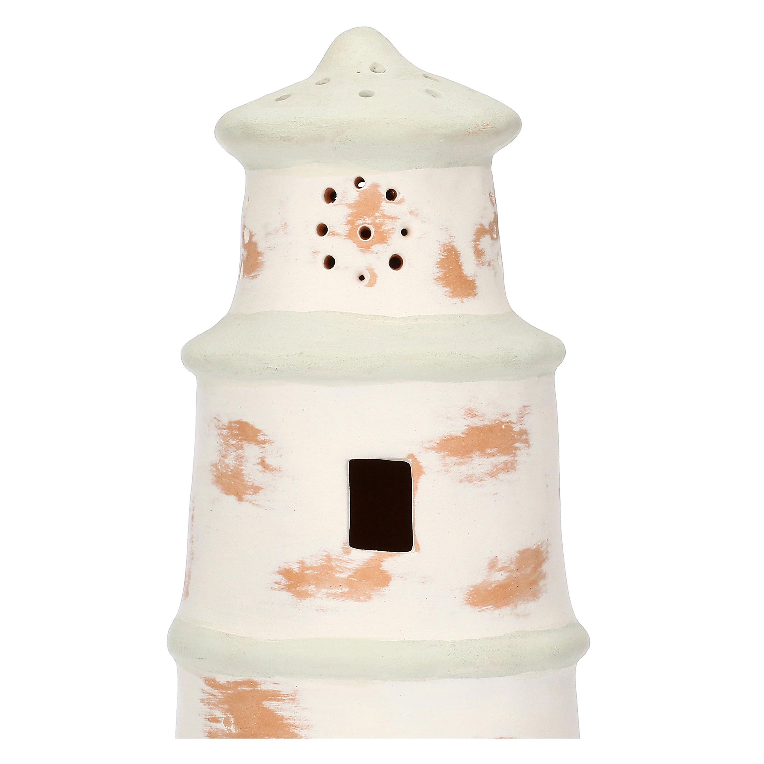 Porta Tealight Faro M, Gallura - Terracotta, 13 x 13 x 36 cm