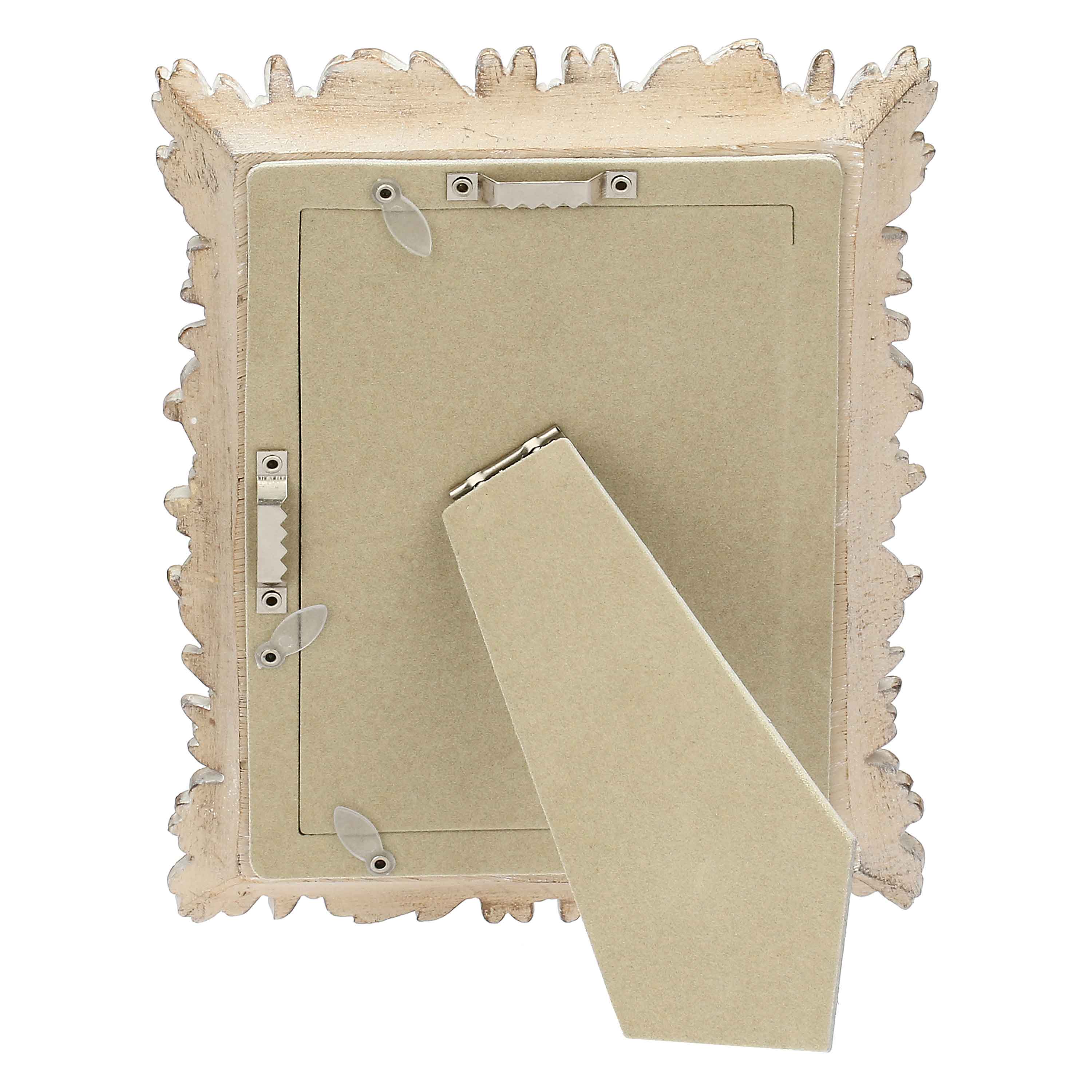 Portafoto Fronde, Tiguardo - Poly Resina/ Velluto /Mdf/Vetro/ Metallo (Ferro), 10 x 15 cm