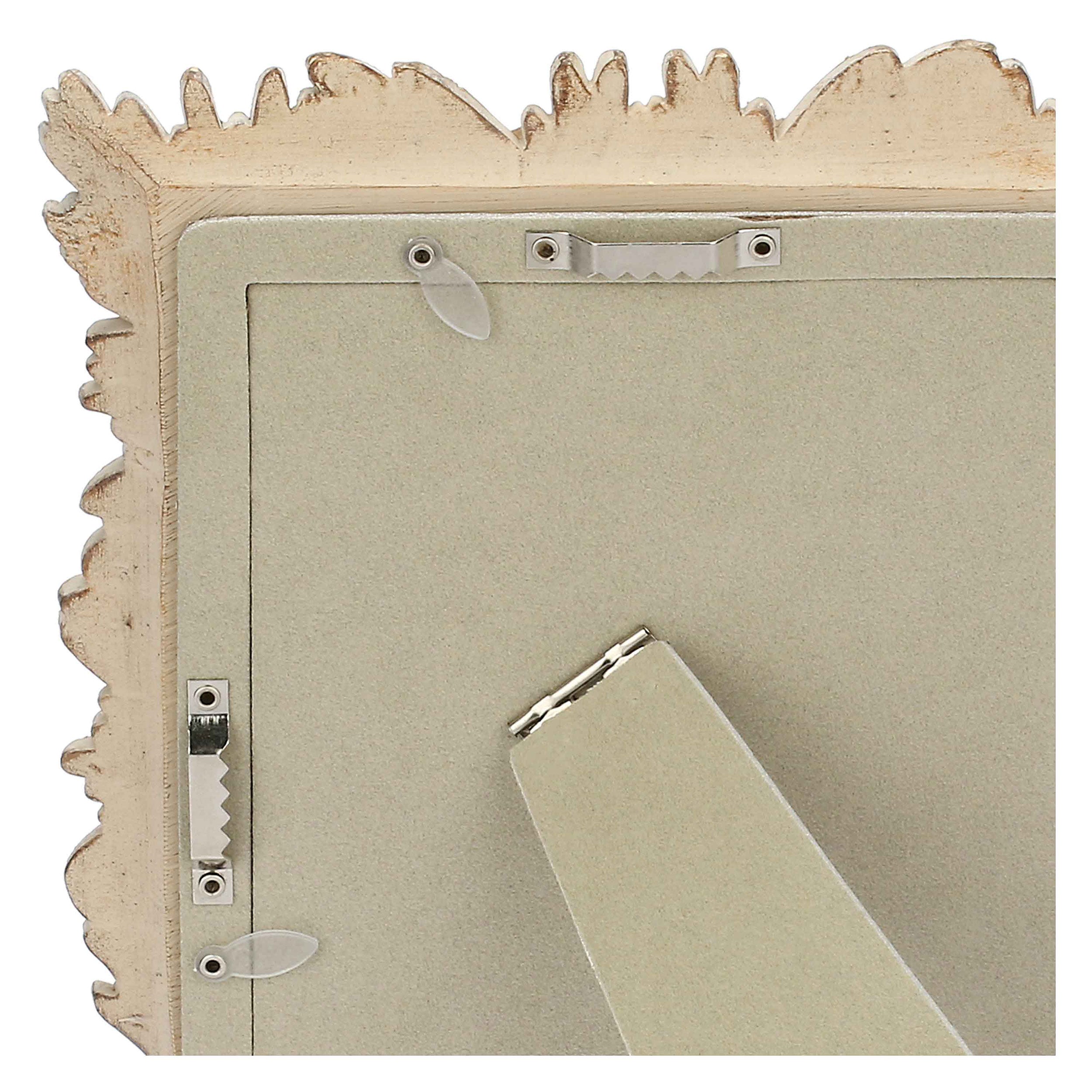 Portafoto Fronde, Tiguardo - Poly Resina/ Velluto /Mdf/Vetro/ Metallo (Ferro), 13 x 18 cm