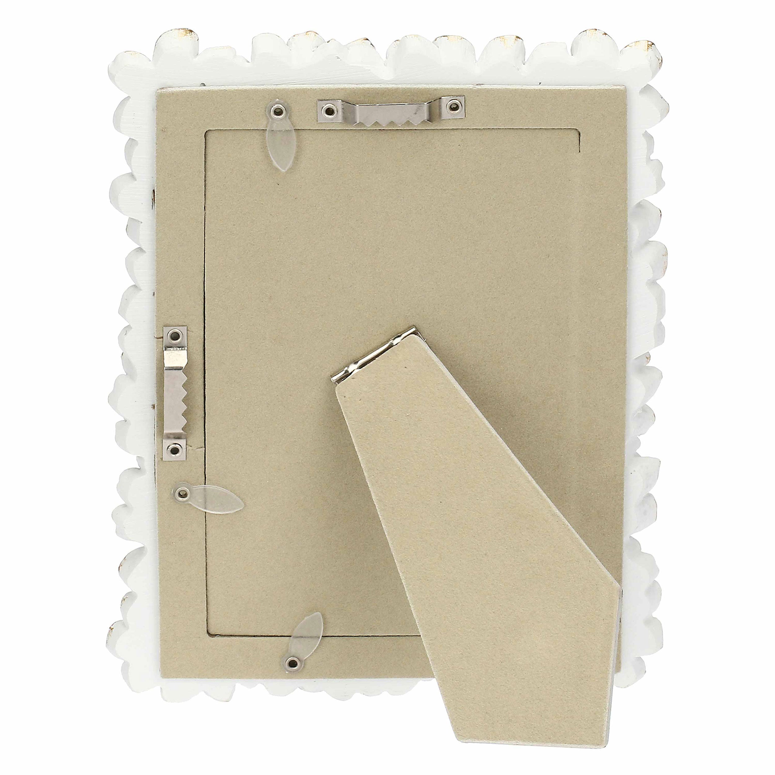 Portafoto Primula, Tiguardo - Poly Resina/ Velluto /Mdf/Vetro/ Metallo (Ferro), 10 x 15 cm