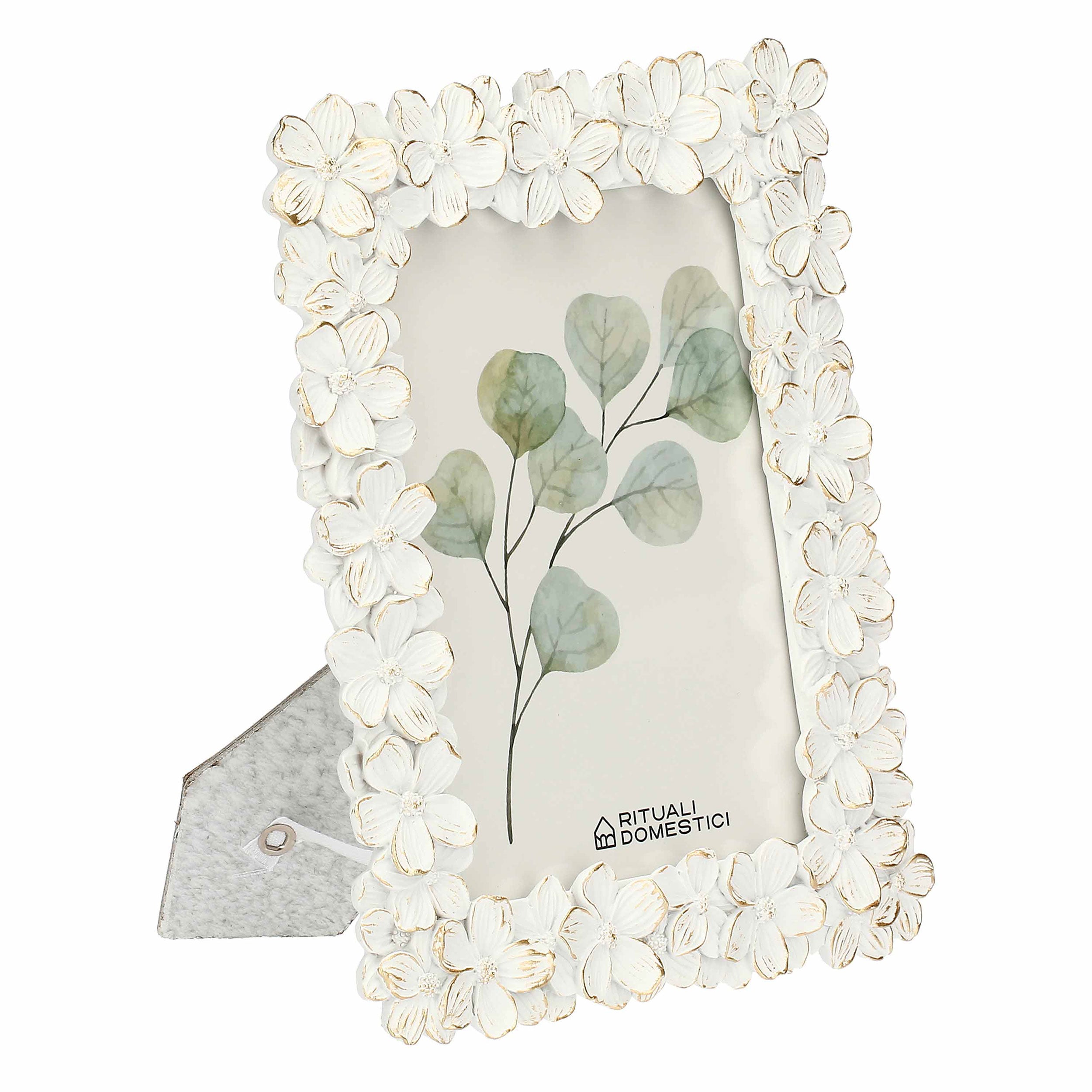 Primula Photo Frame, Tiguardo - Poly Resin/Velvet/MDF/Glass/Metal (Iron), 13 x 18 cm