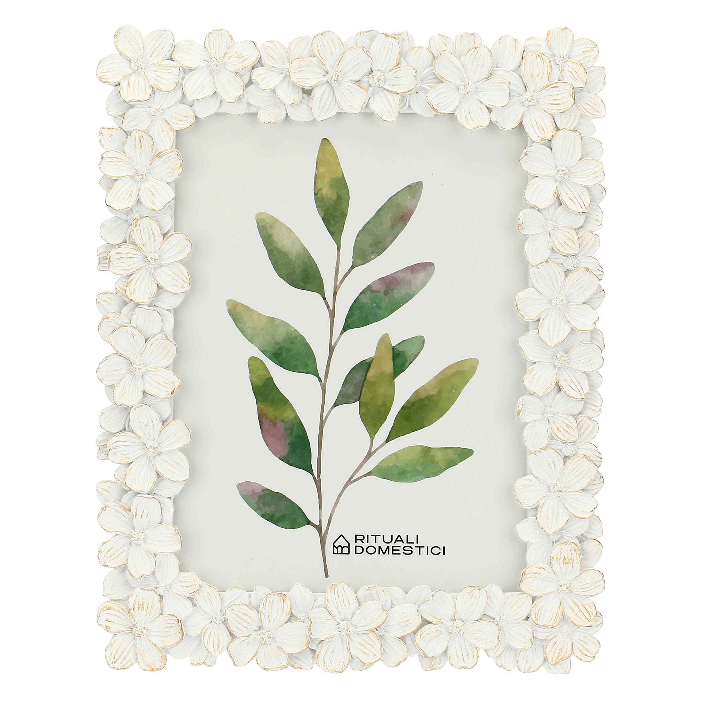 Portafoto Primula, Tiguardo - Poly Resina/ Velluto /Mdf/Vetro/ Metallo (Ferro), 15 x 20 cm