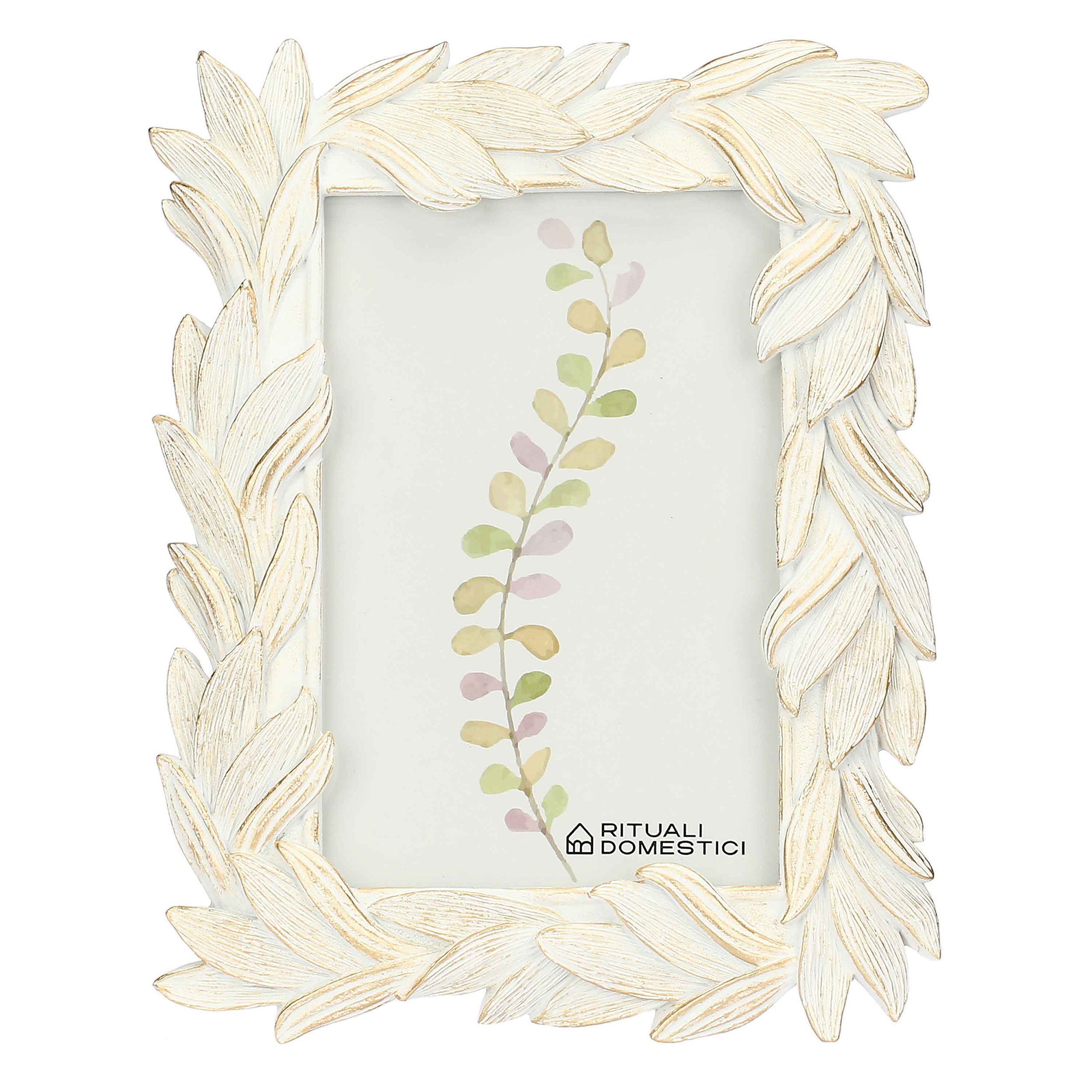 Portafoto Alloro, Tiguardo - Poly Resina/ Velluto /Mdf/Vetro/ Metallo (Ferro), 10 x 15 cm