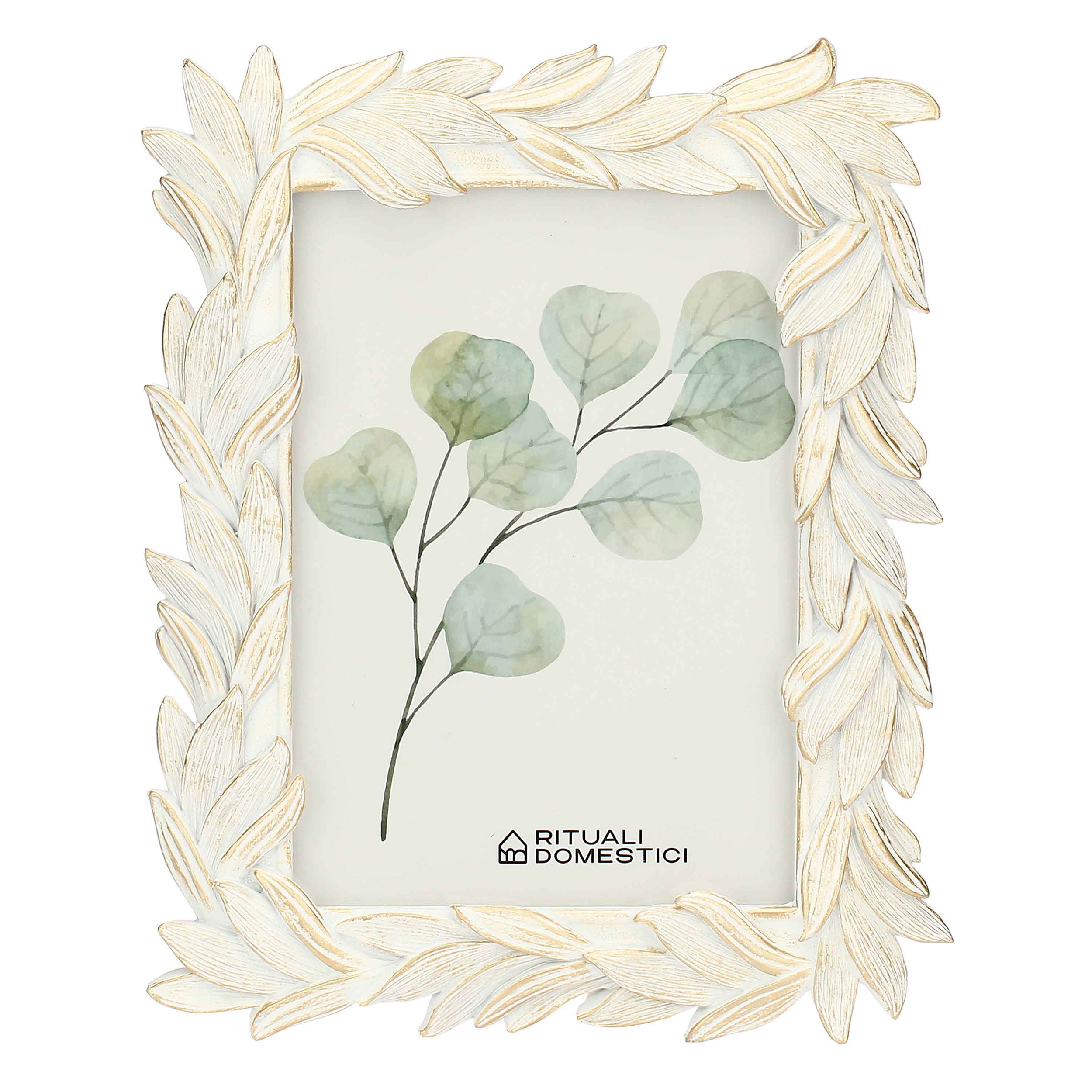 Portafoto Alloro, Tiguardo - Poly Resina/ Velluto /Mdf/Vetro/ Metallo (Ferro), 13 x 18 cm