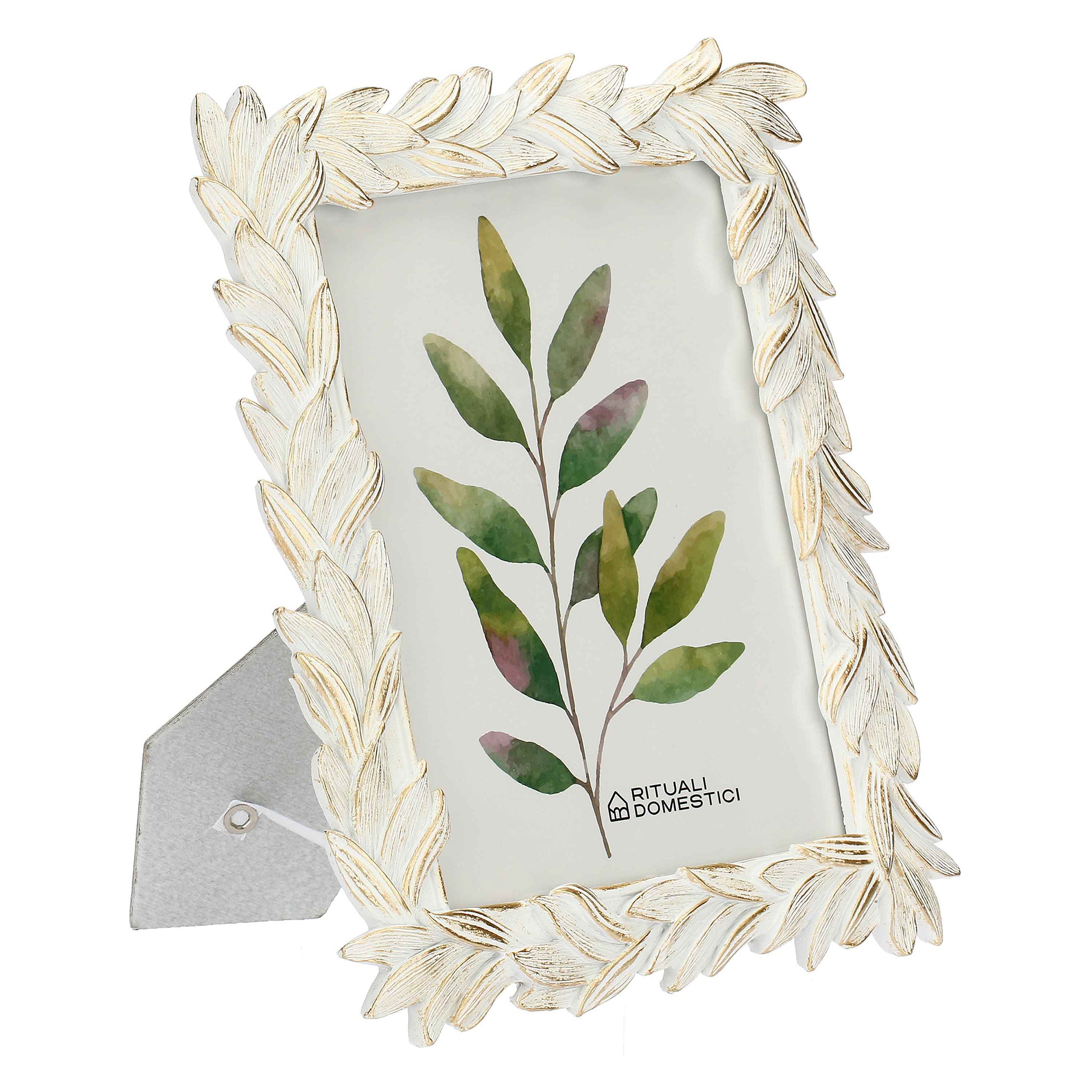 Portafoto Alloro, Tiguardo - Poly Resina/ Velluto /Mdf/Vetro/ Metallo (Ferro), 15 x 20 cm