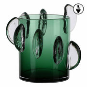 Vaso Basso, Ghiaccioli - Vetro, 24,50x24,50x24 cm