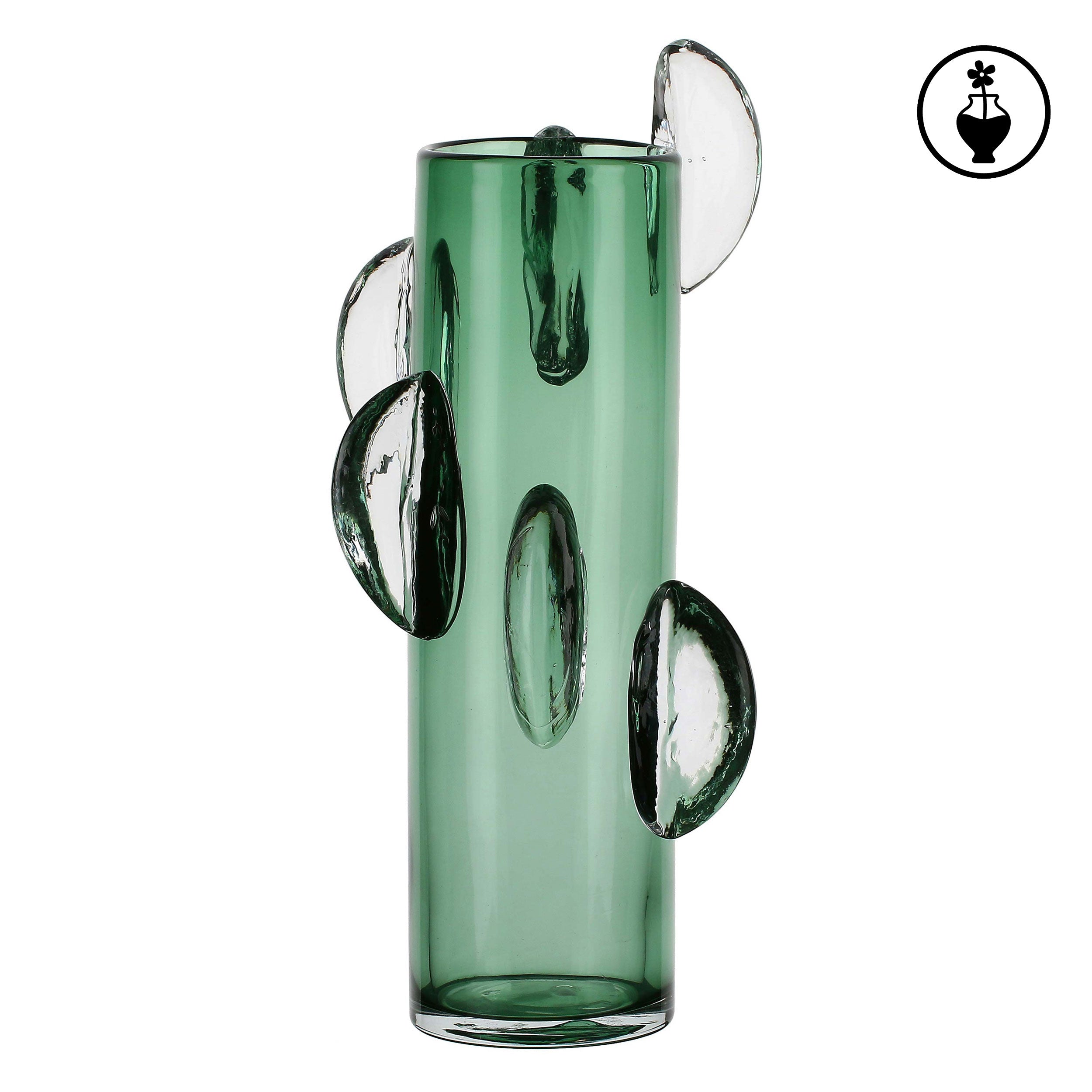 Vaso Medio, Ghiaccioli - Vetro, 16x16x37 cm