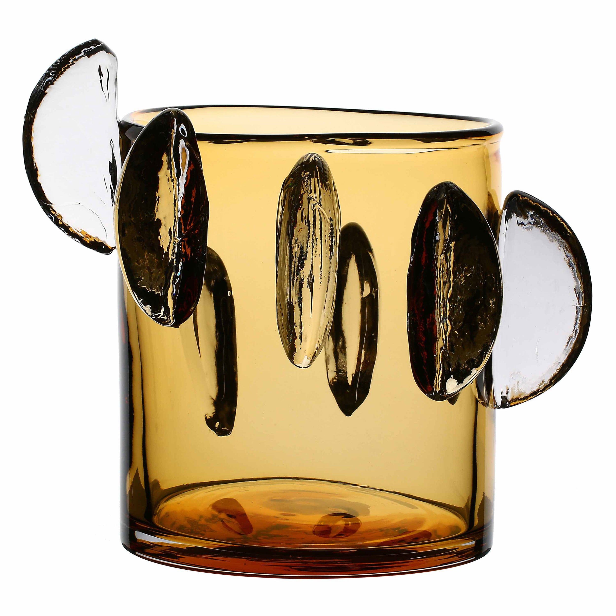 Vaso Basso, Ghiaccioli - Vetro, 24,50x24,50x24 cm