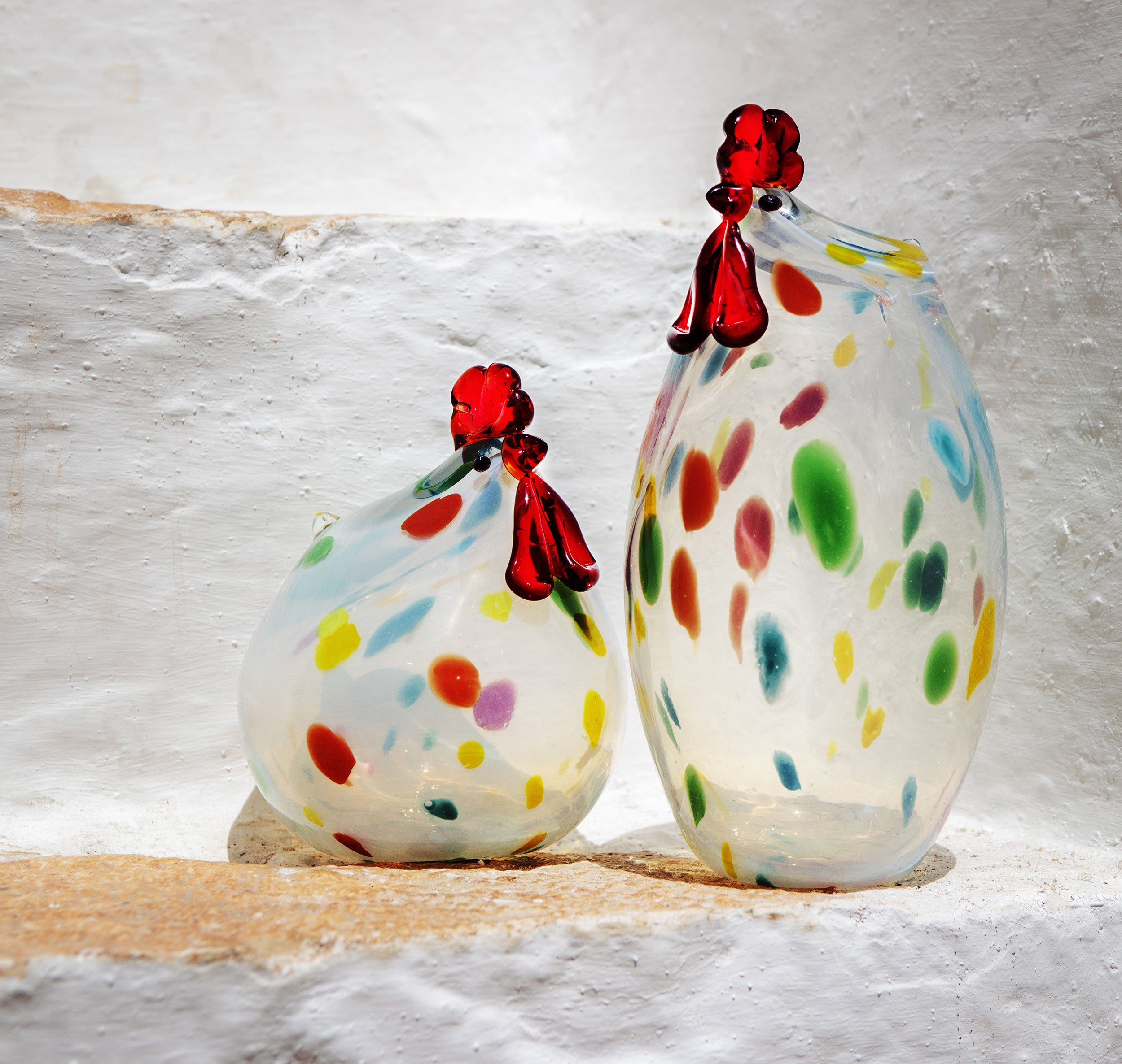 Gallina Bassa, Rosamunda - Vetro Soffiato, 17x10x25 cm