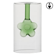 Vaso Monofiore Ovale M, Infiore - Vetro, 11x8x18,5 cm
