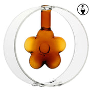 Vaso Monofiore Tondo M, Infiore - Vetro, 14x14x15 cm