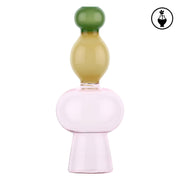 Vaso Monofiore Top Verde, Alchimia - Vetro Borosilicato, 10,5x10,5x26,5 cm