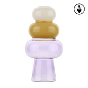 Vaso Monofiore Top Bianco, Alchimia - Vetro Borosilicato, 11x11x22 cm